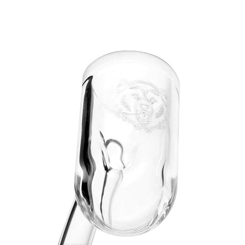 Bear Quartz - 25mm Round Bottom - 90 Degree