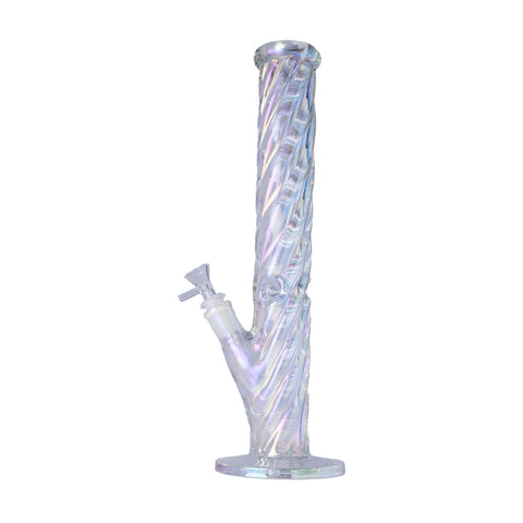 Twisted Iridescent Straight Tube - Human Grade