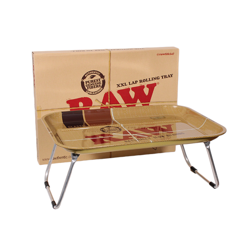 Raw Metal Dinner Rolling Tray