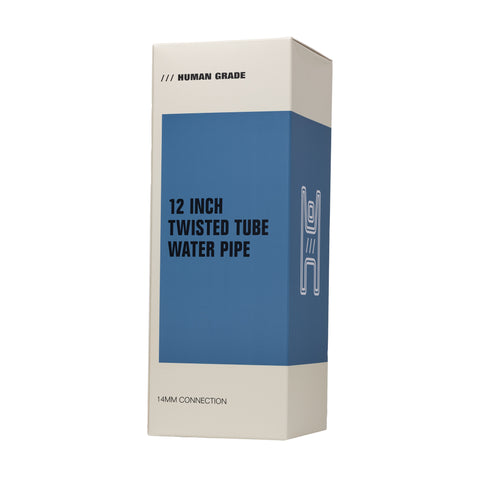 Twisted Iridescent Straight Tube - Human Grade