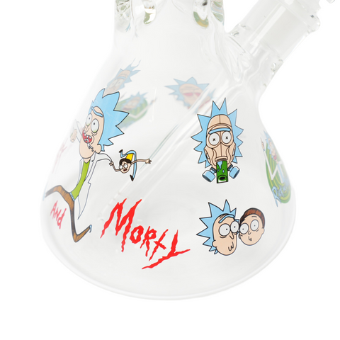 Rick and Morty Beaker Bong - 14”