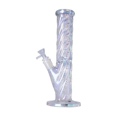Twisted Iridescent Straight Tube - Human Grade