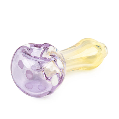 3" West Coast Mushroom - Red Eye Glass