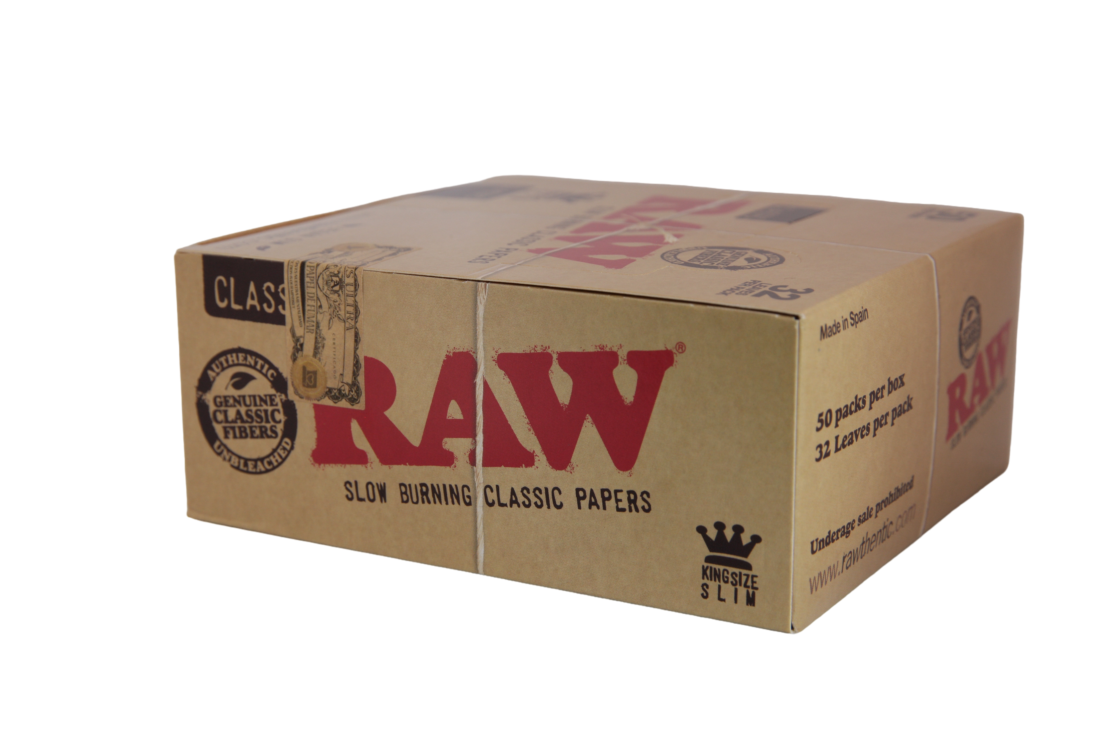 Raw Classic Papers - King Size Slim / Box of 50