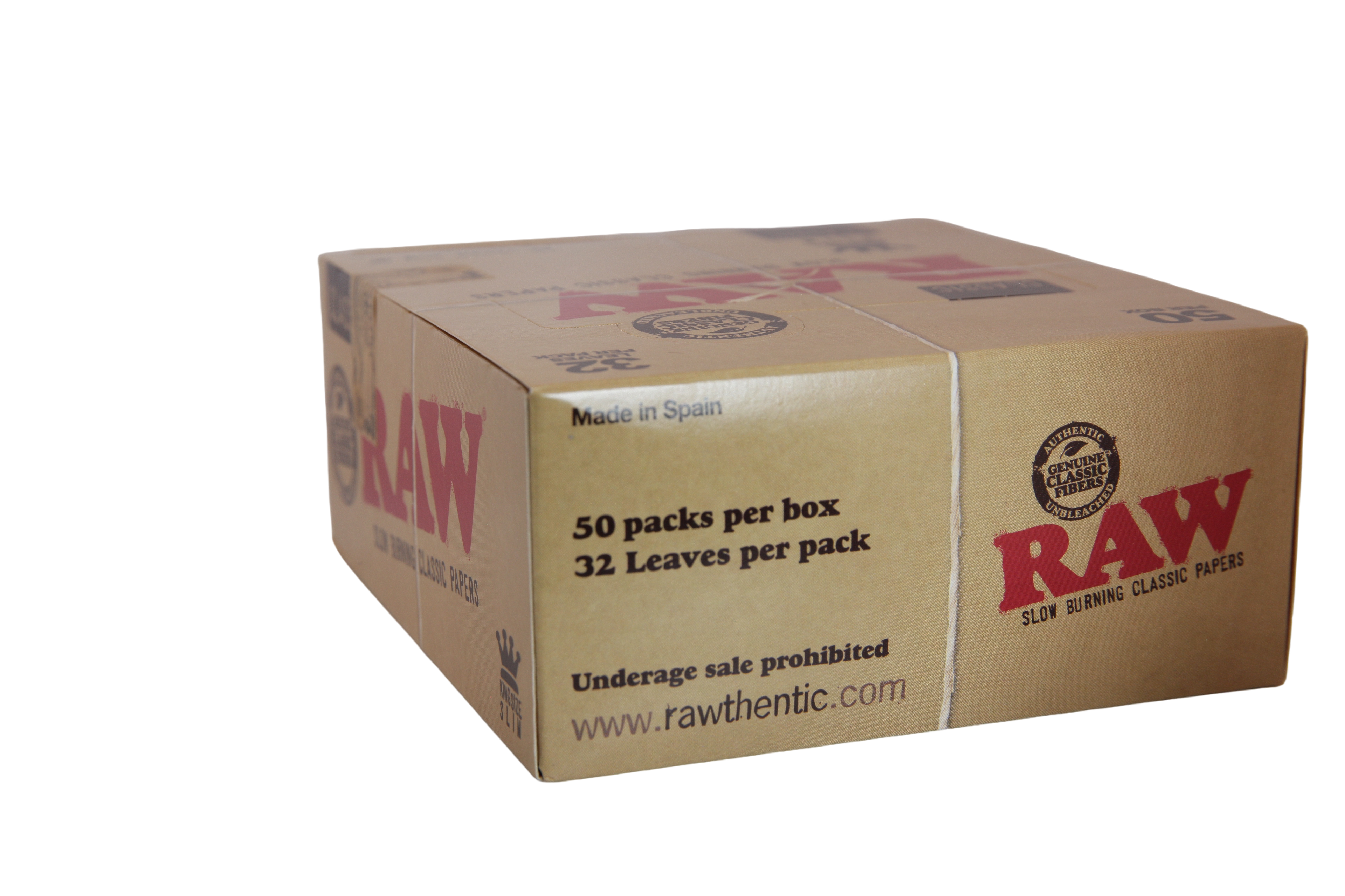 Raw Classic Papers - King Size Slim / Box of 50