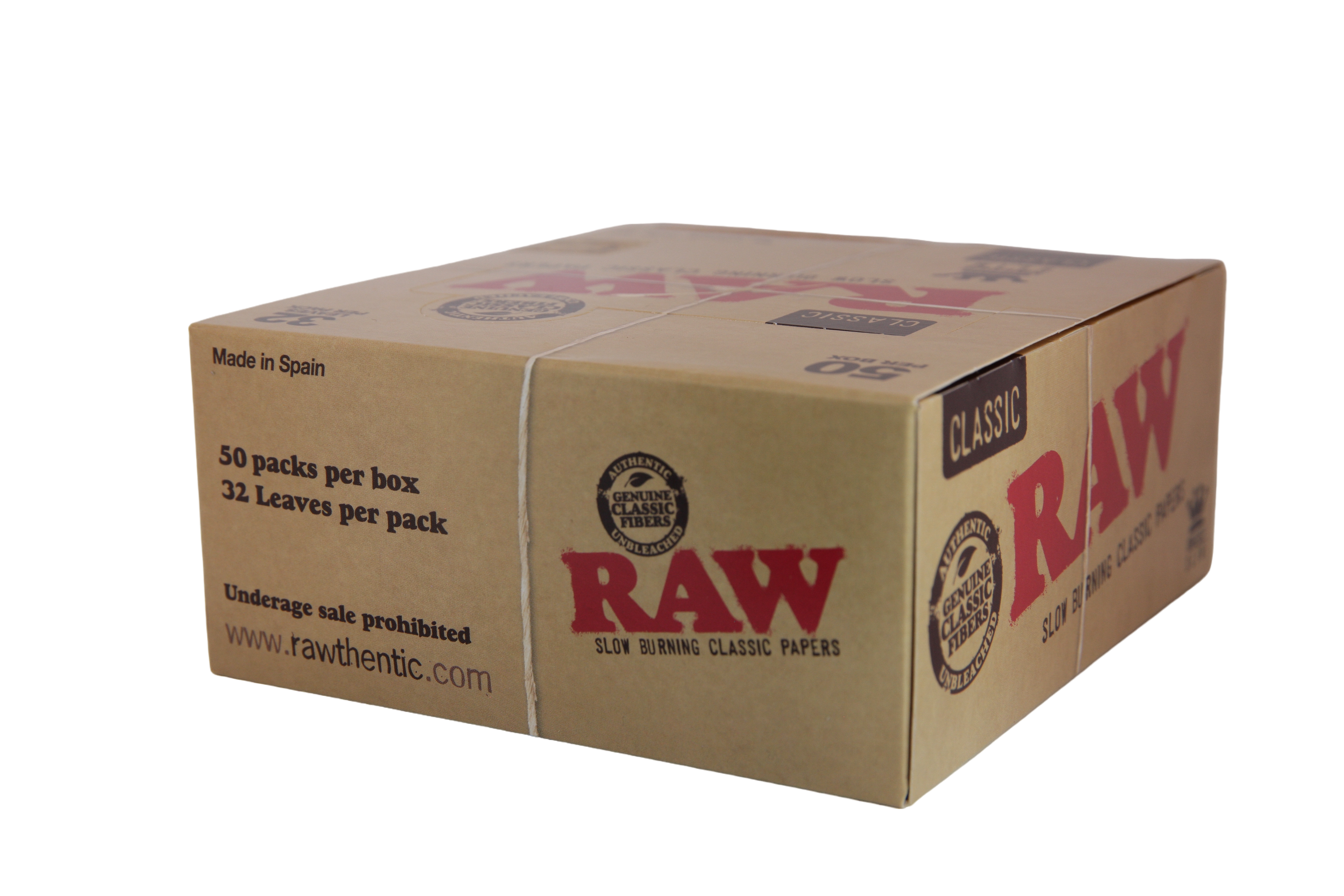 Raw Classic Papers - King Size Slim / Box of 50
