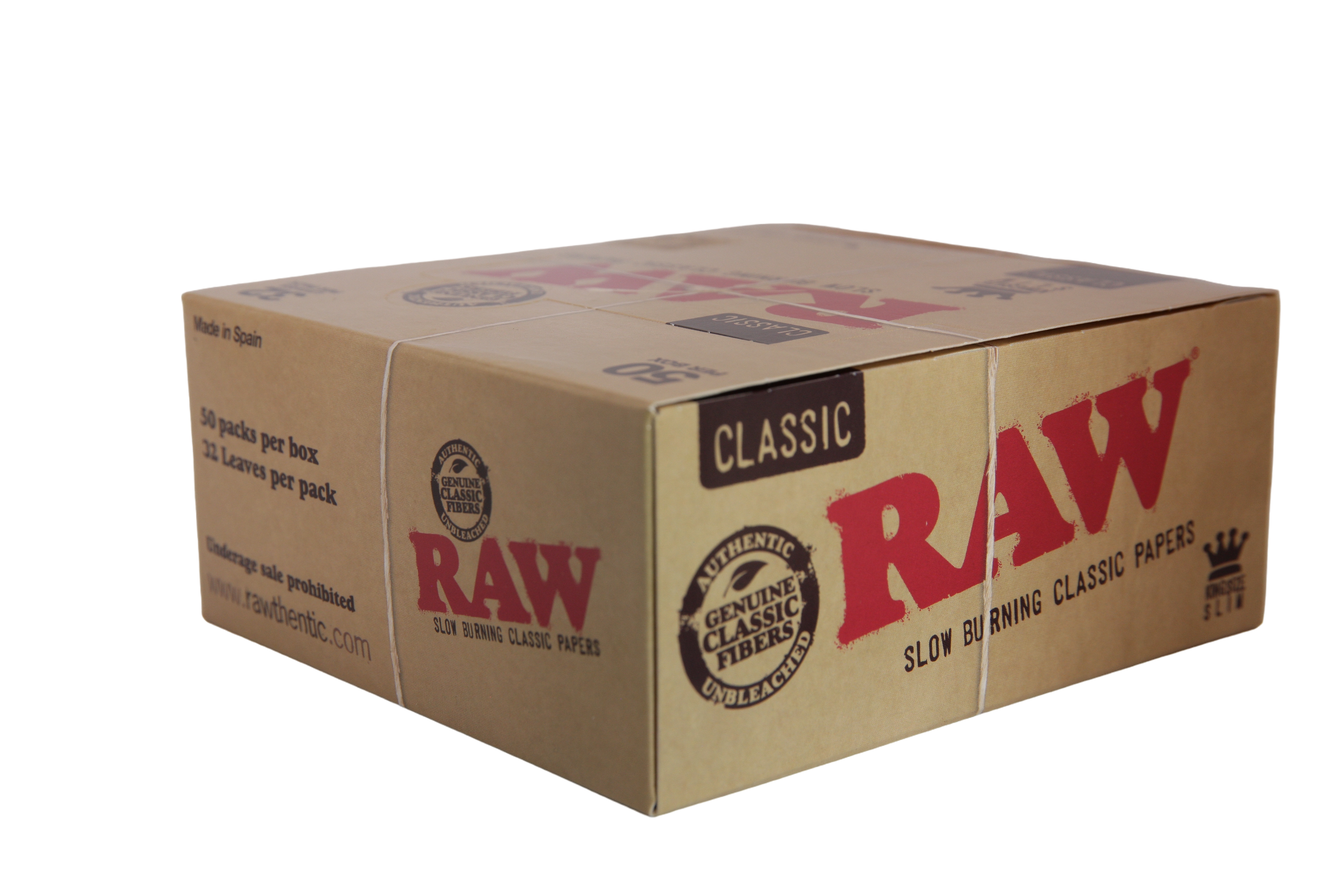 Raw Classic Papers - King Size Slim / Box of 50