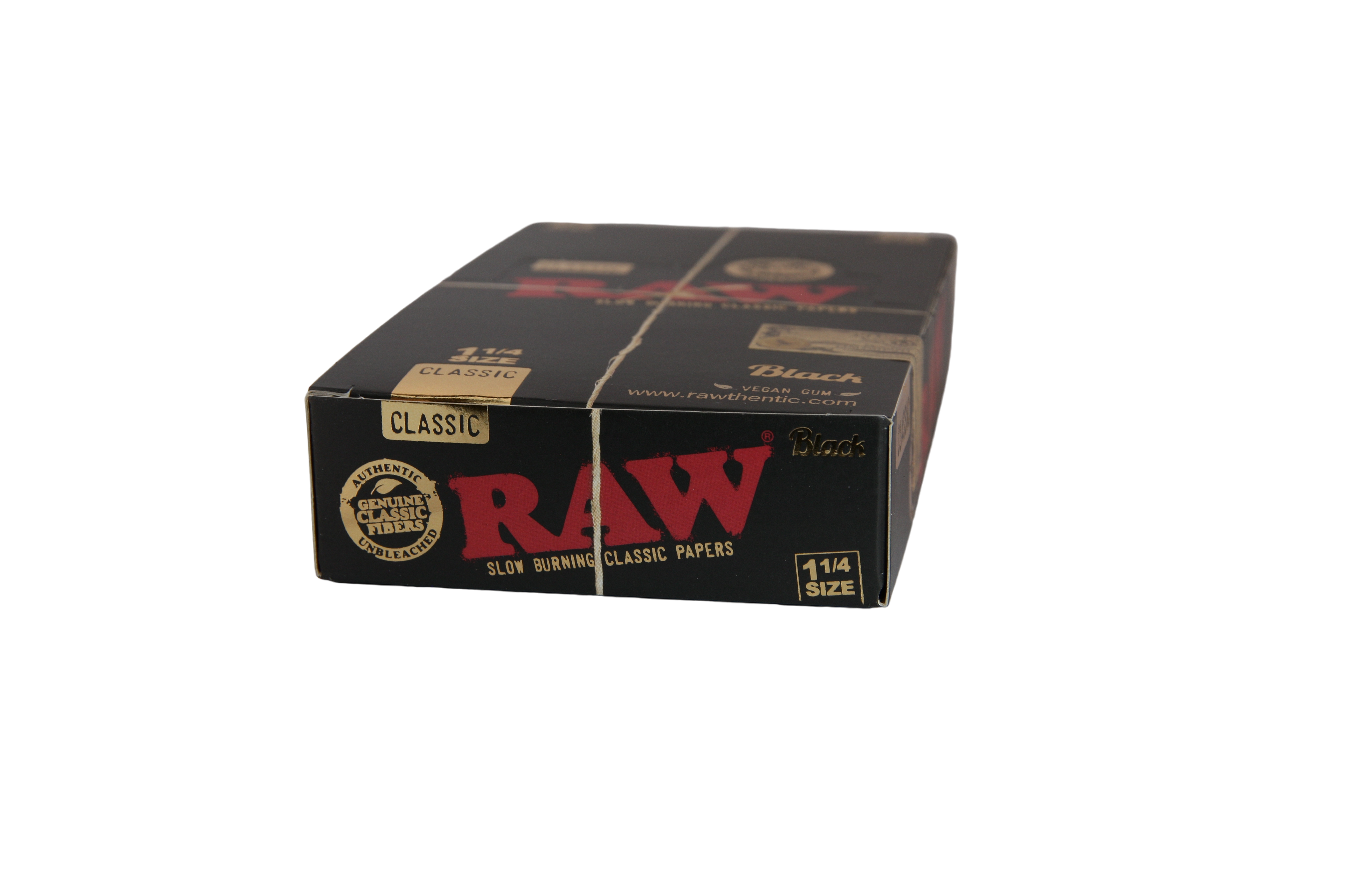 Raw Black Papers - 1 1/4 / Box of 24