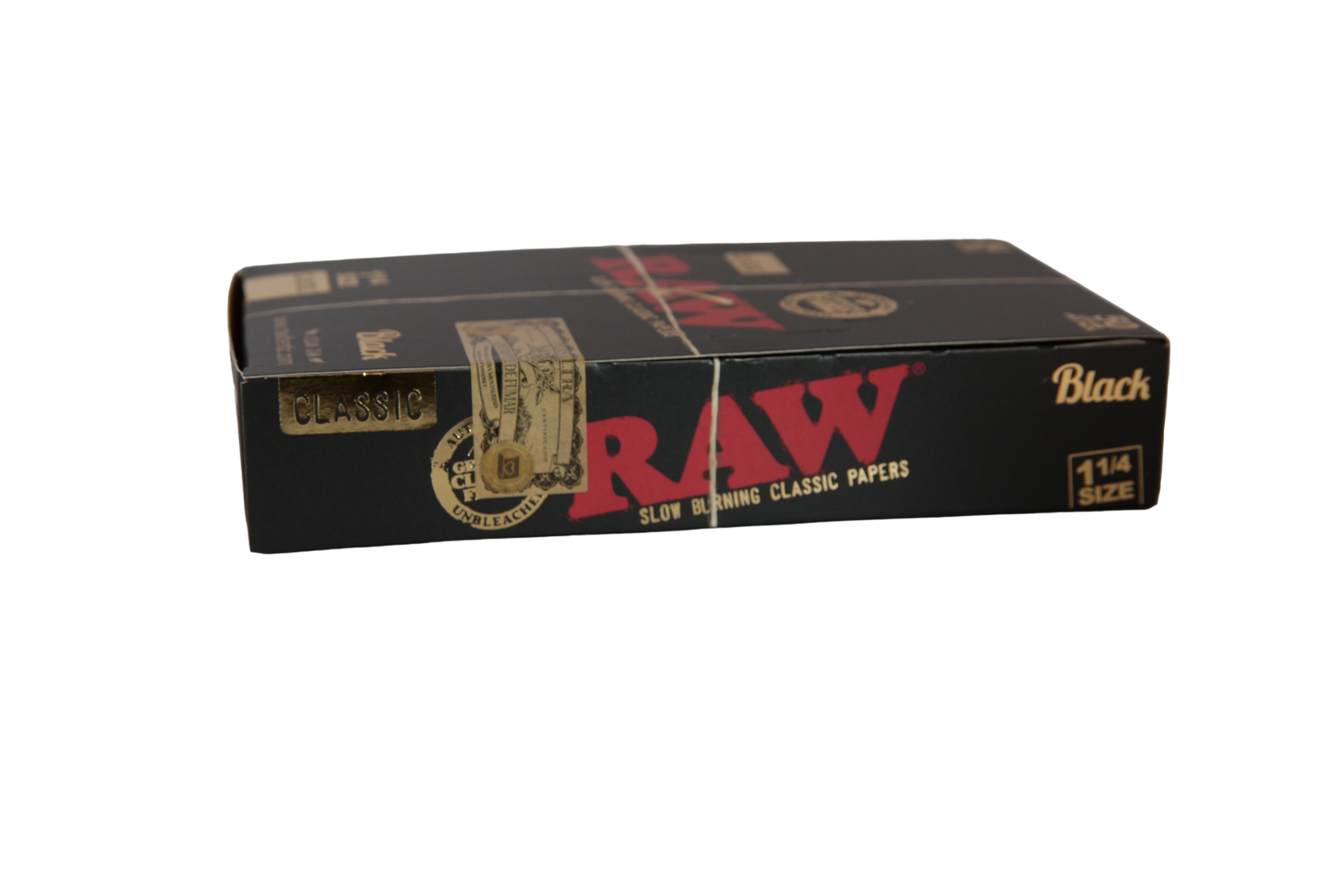 Raw Black Papers - 1 1/4 / Box of 24