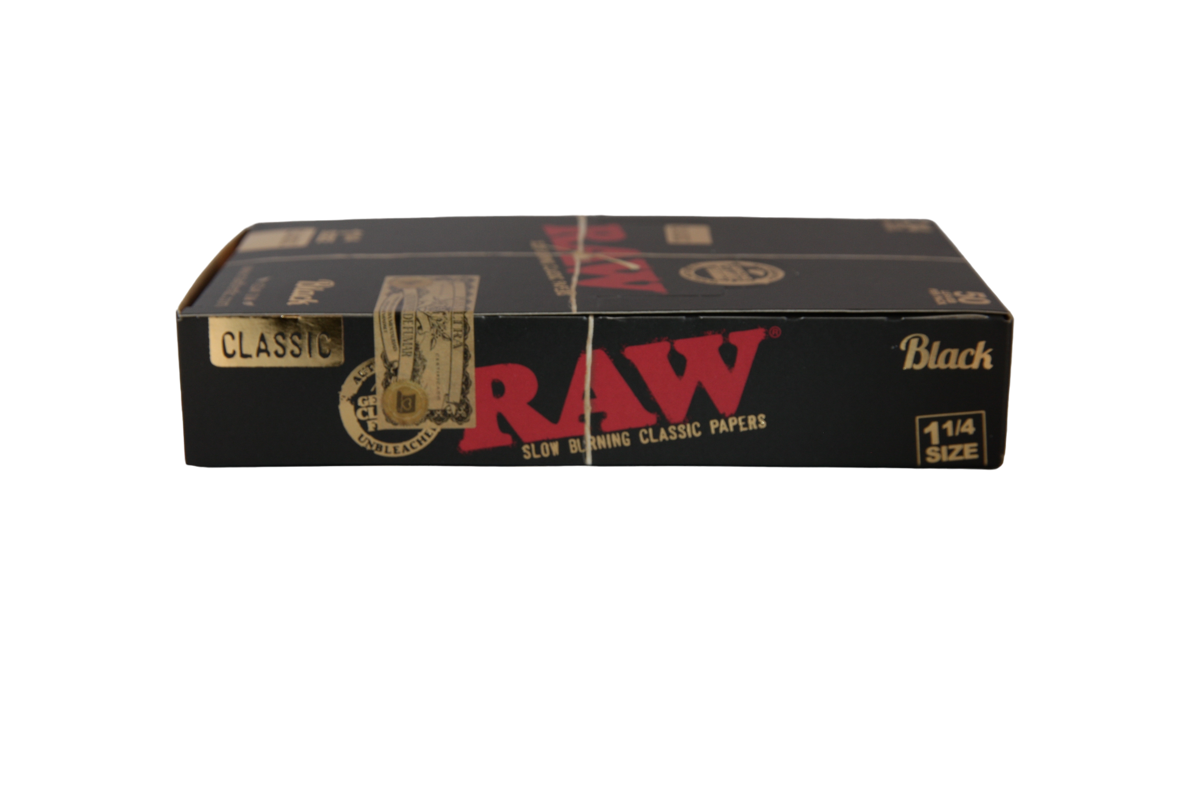 Raw Black Papers - 1 1/4 / Box of 24