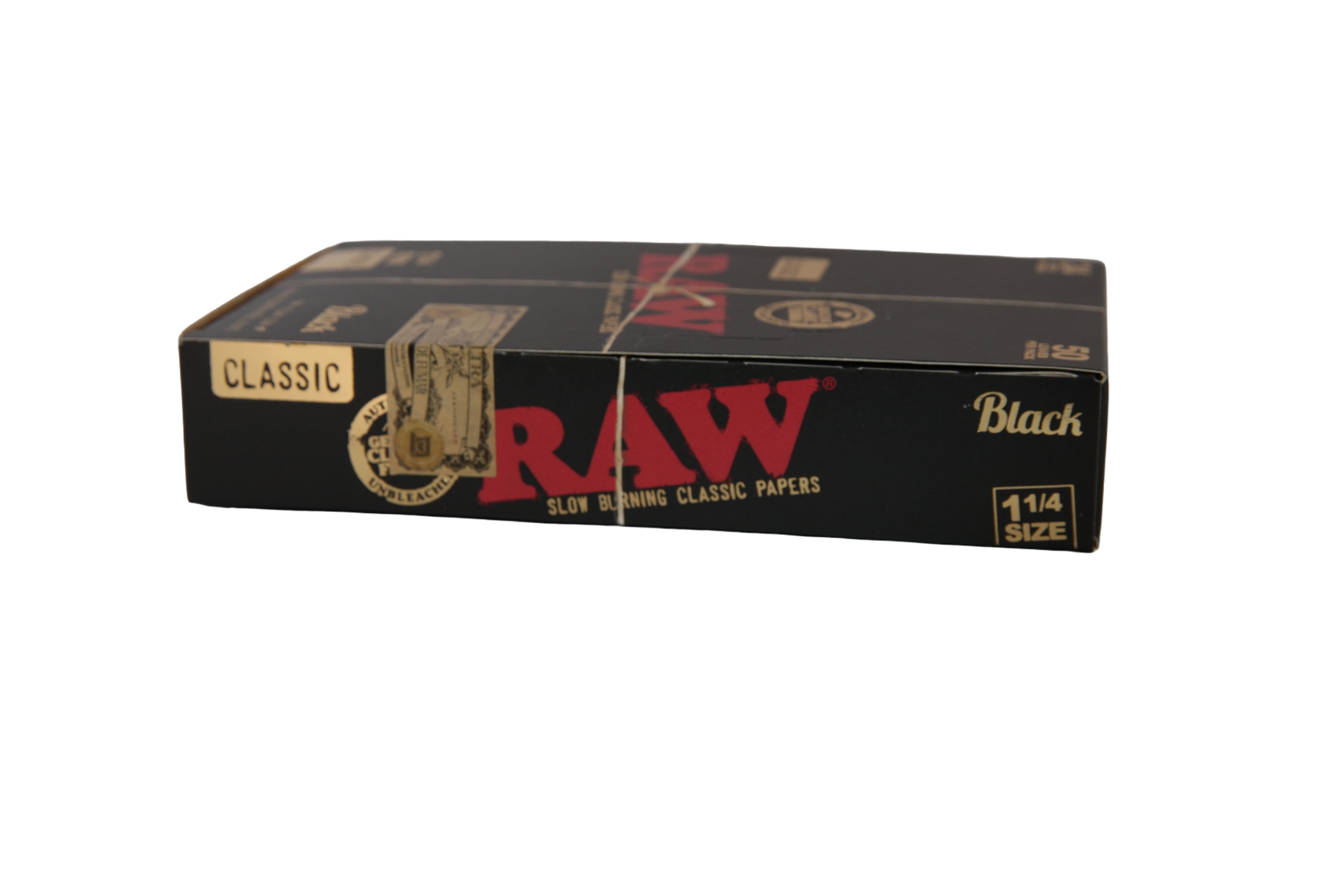 Raw Black Papers - 1 1/4 / Box of 24