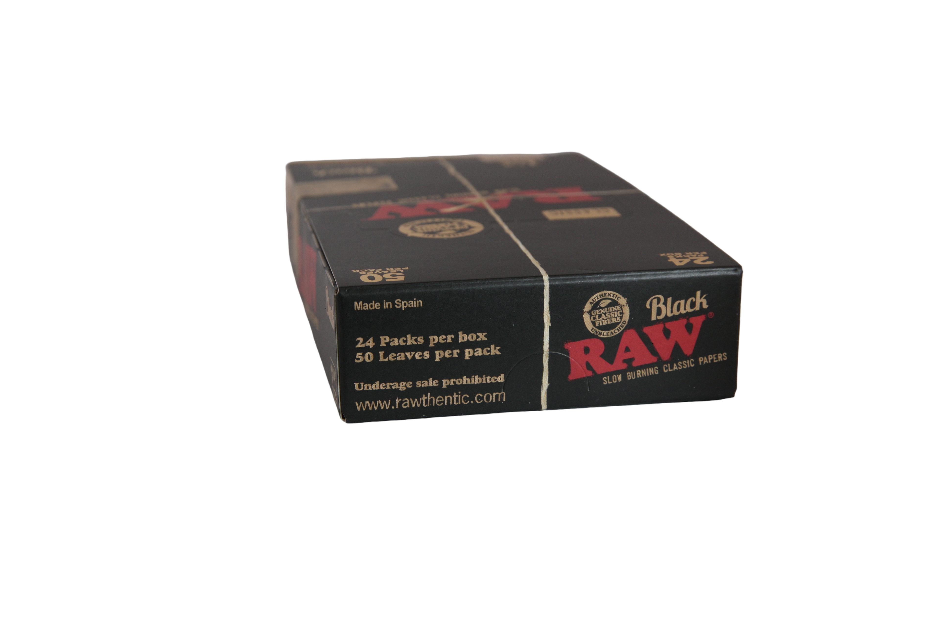 Raw Black Papers - 1 1/4 / Box of 24