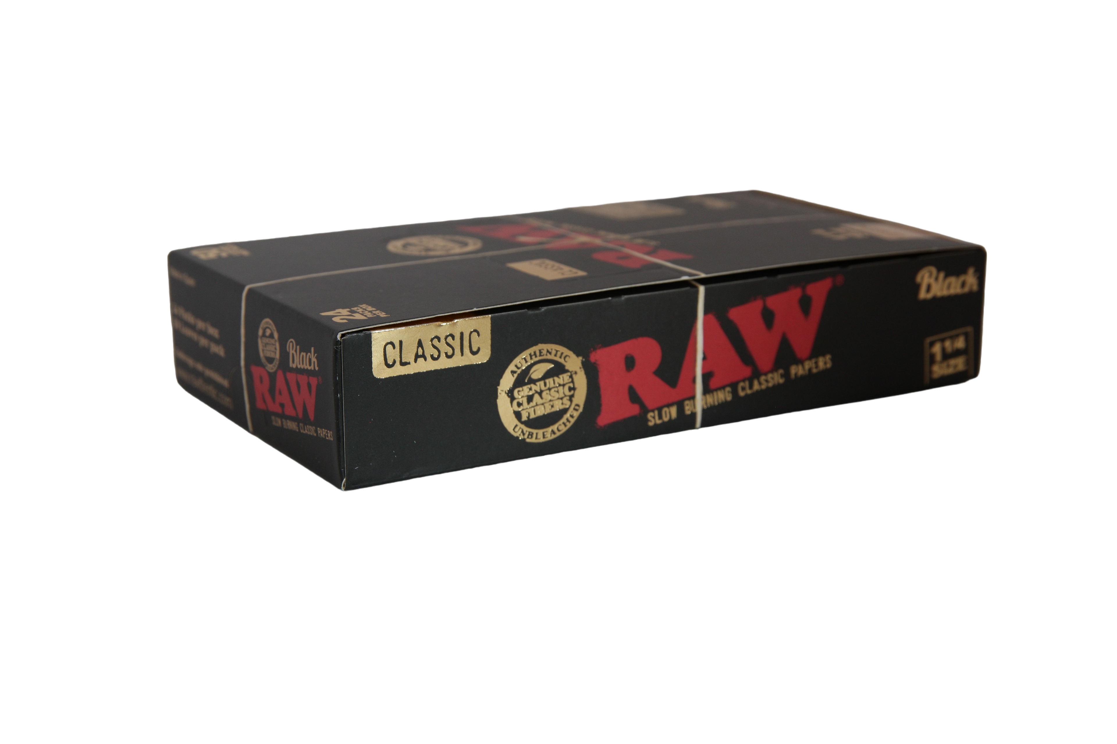 Raw Black Papers - 1 1/4 / Box of 24
