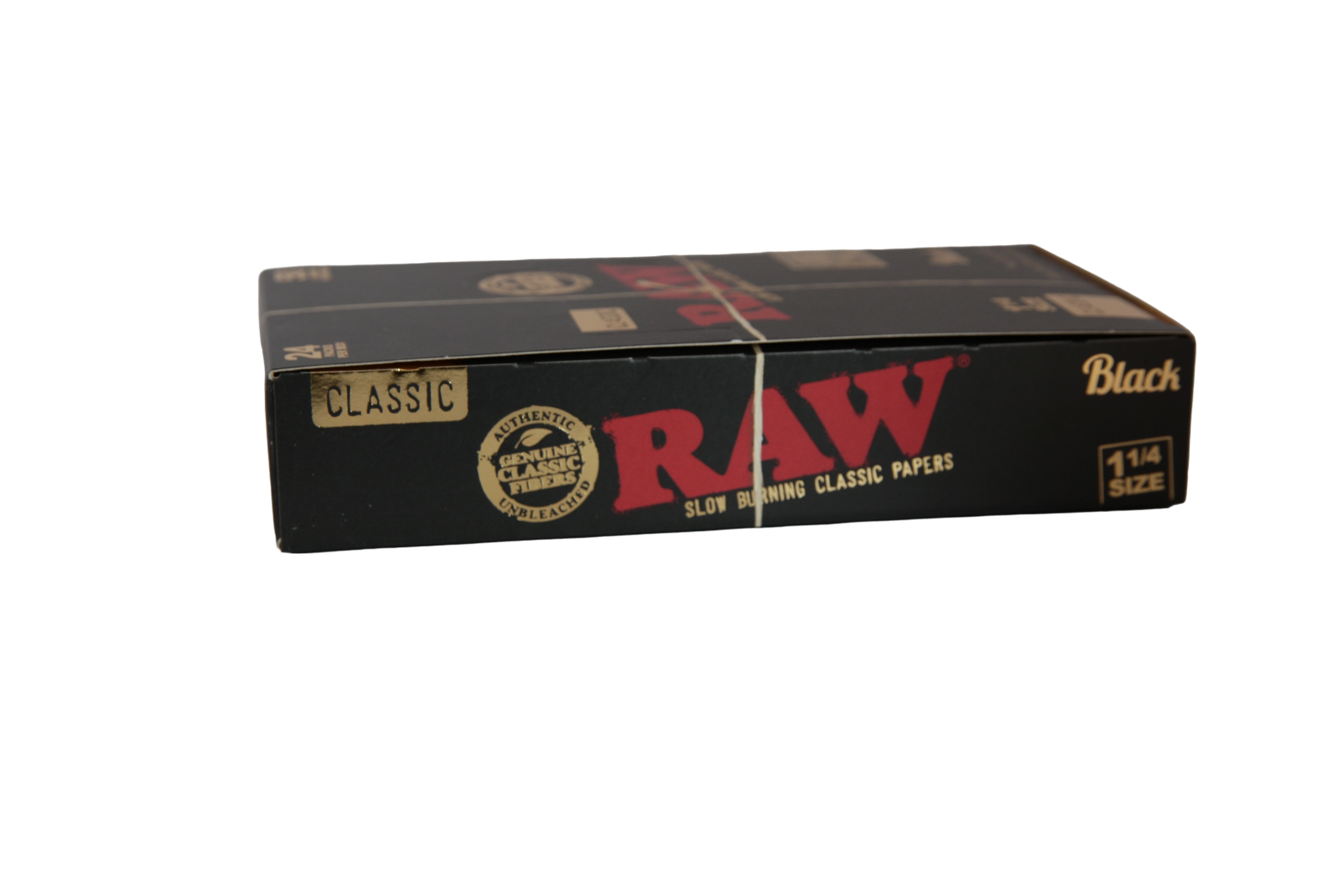 Raw Black Papers - 1 1/4 / Box of 24