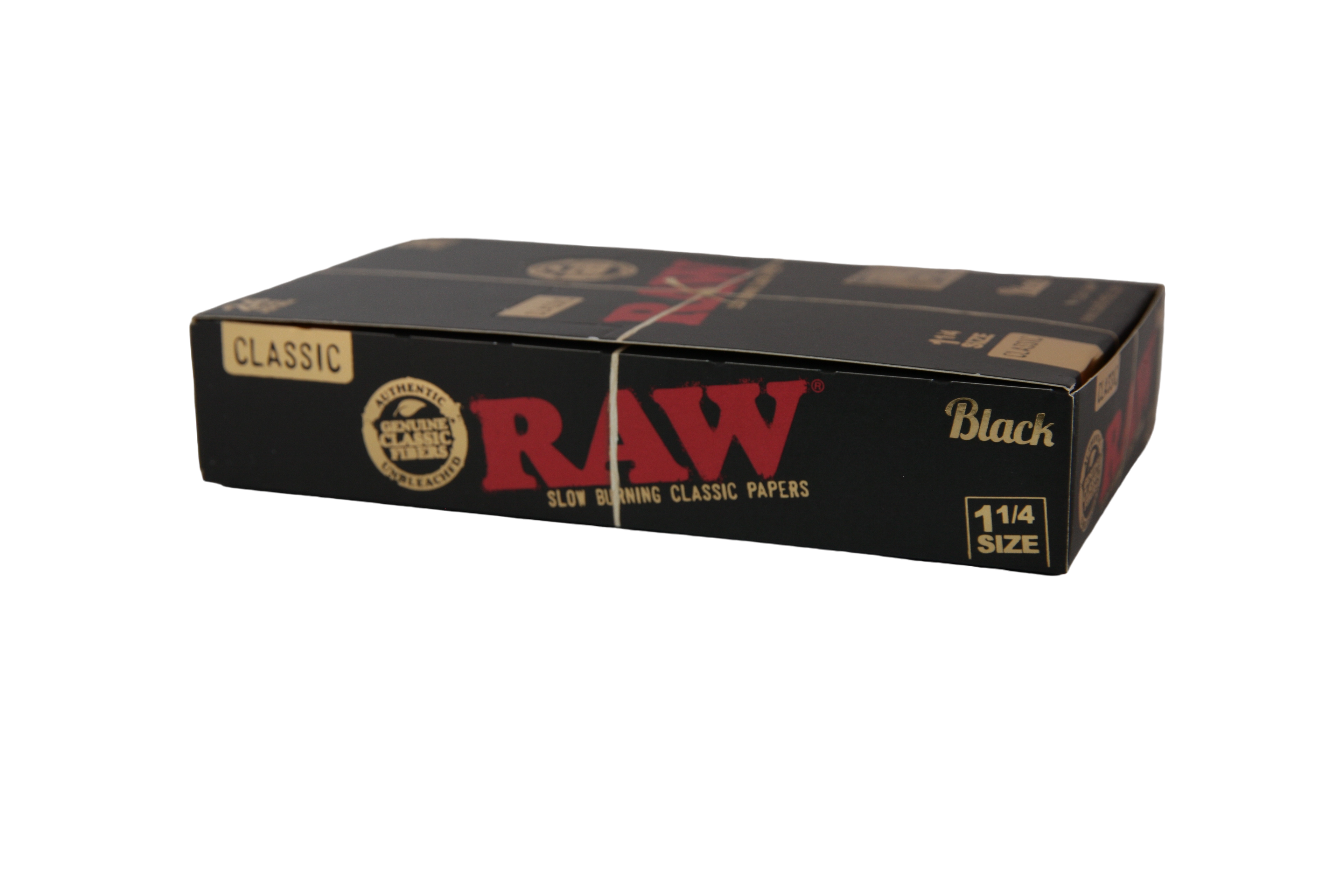 Raw Black Papers - 1 1/4 / Box of 24