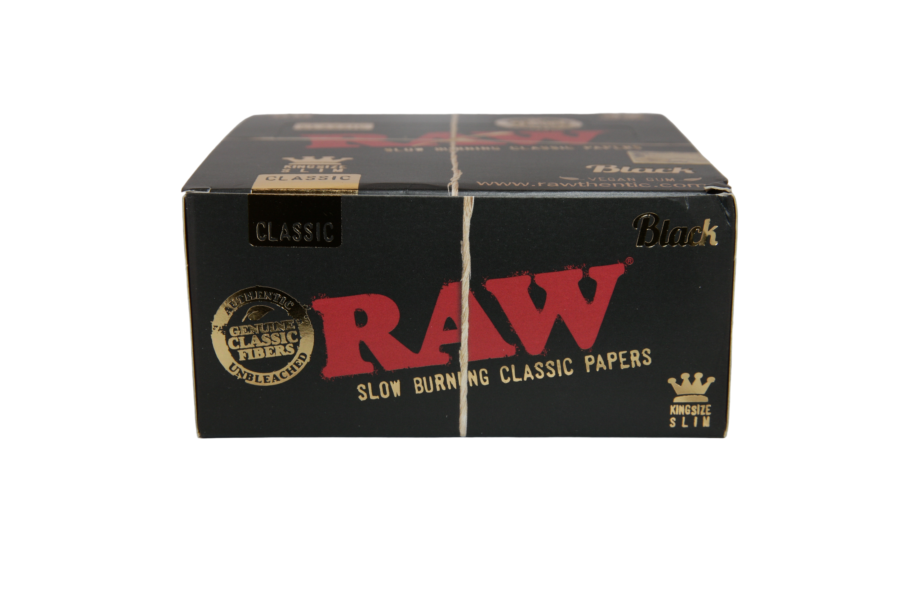 Raw Black Papers - King Size Slim / Box of 50