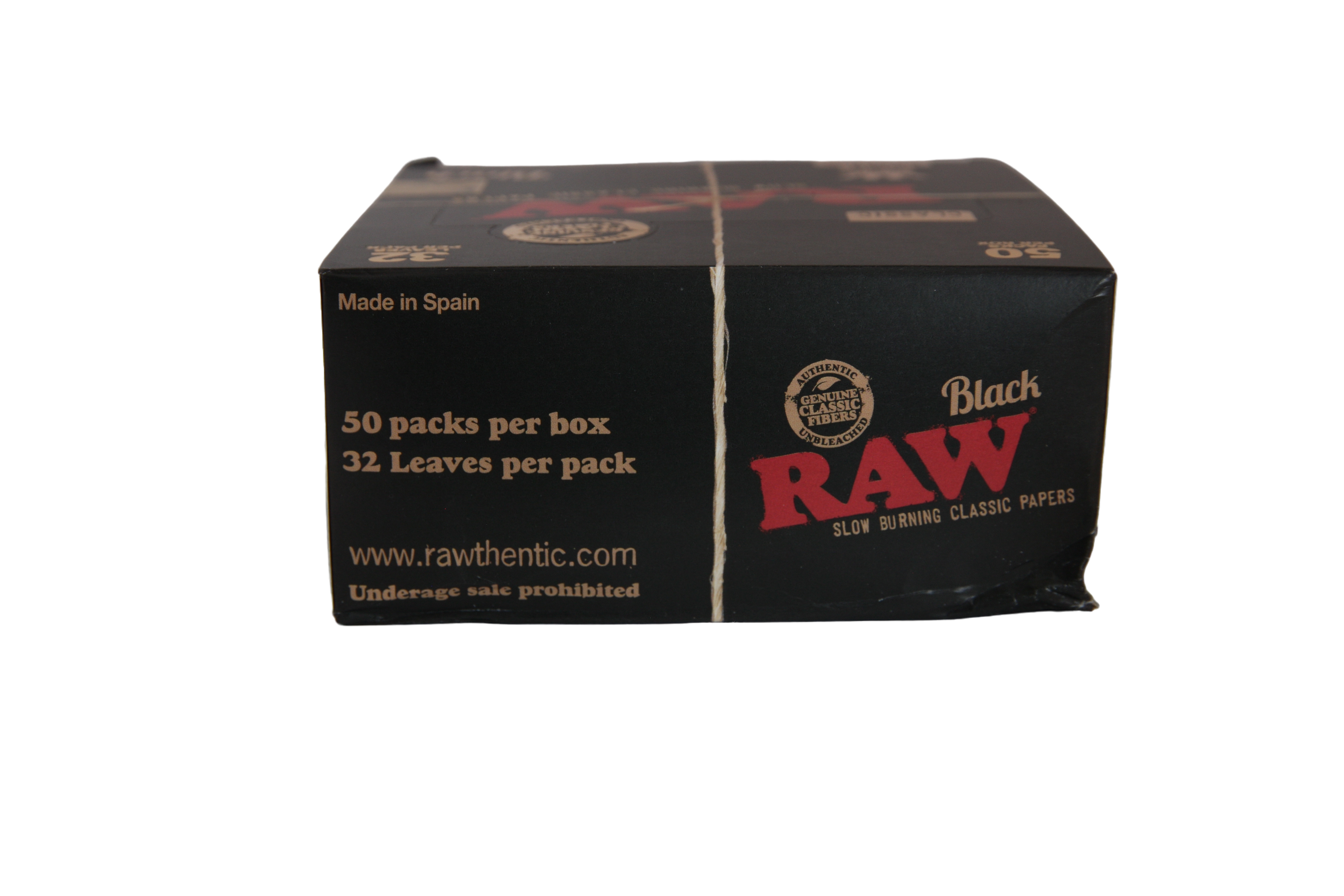 Raw Black Papers - King Size Slim / Box of 50
