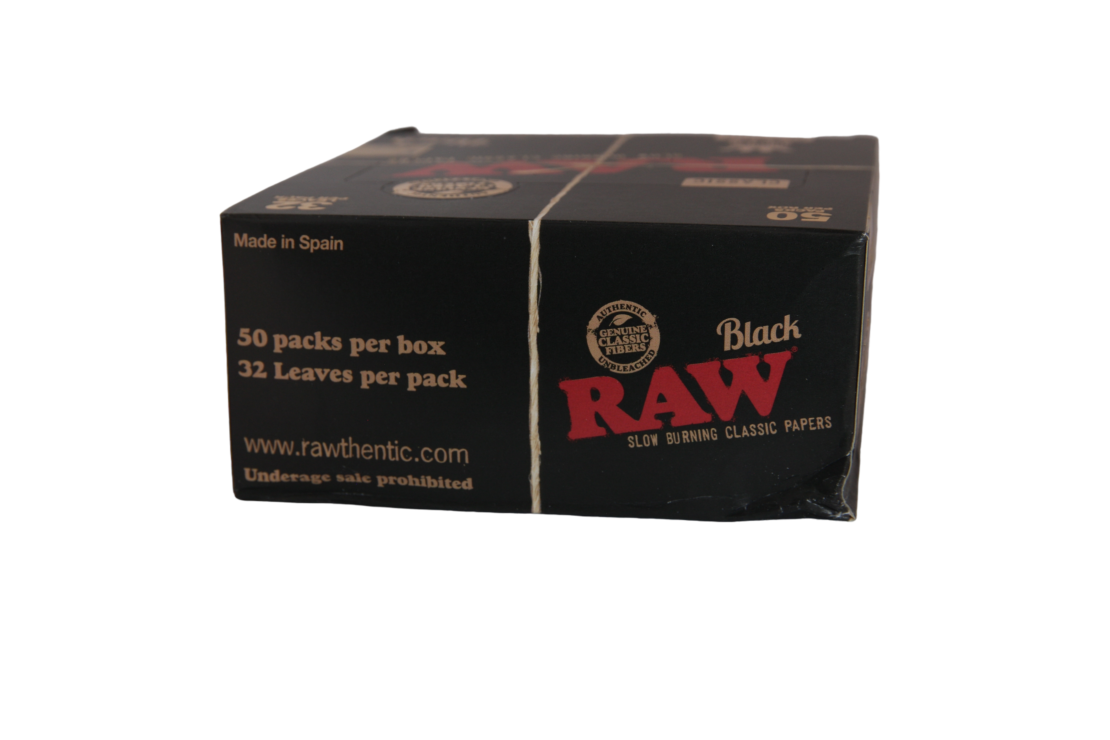 Raw Black Papers - King Size Slim / Box of 50