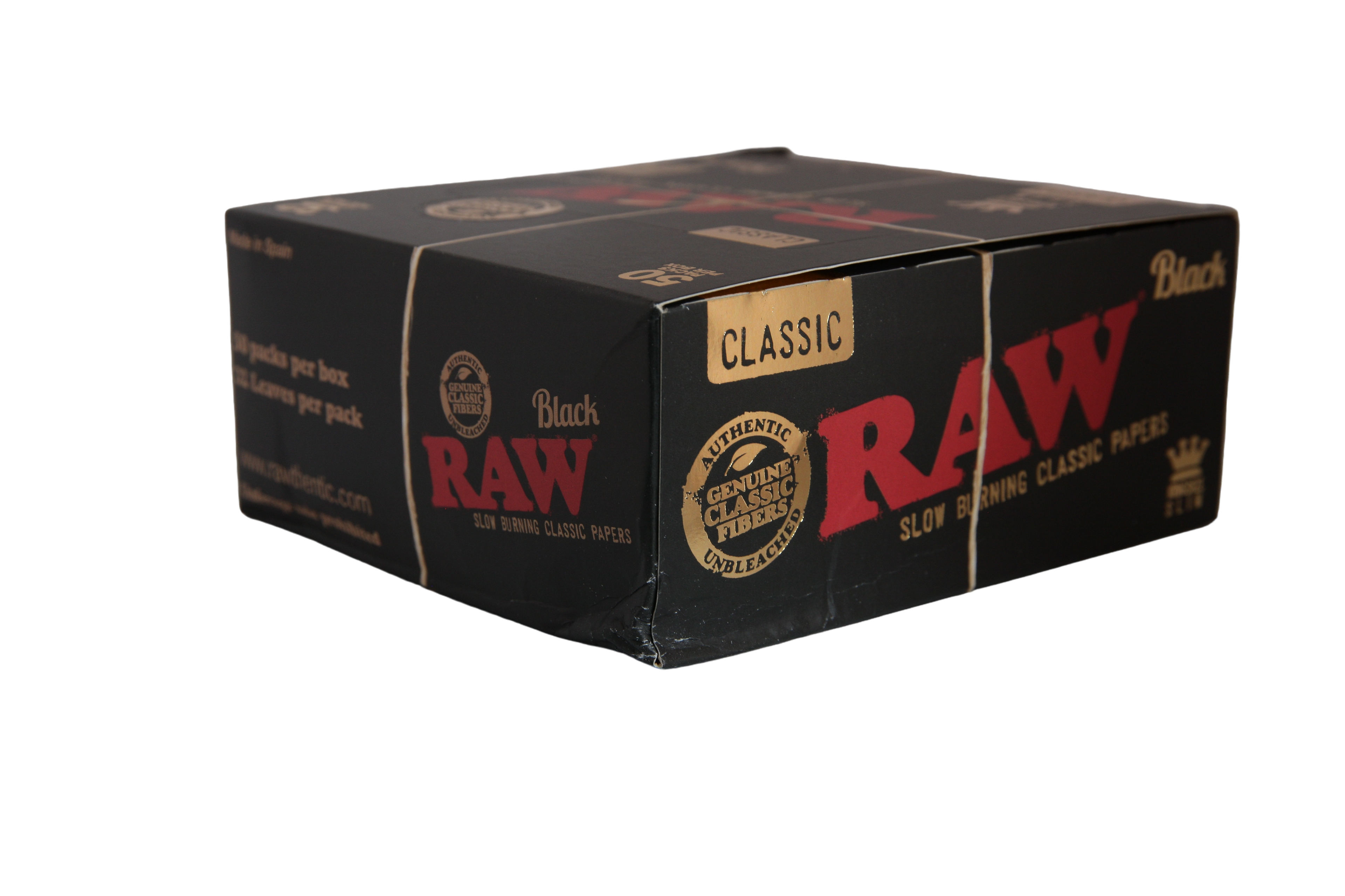 Raw Black Papers - King Size Slim / Box of 50