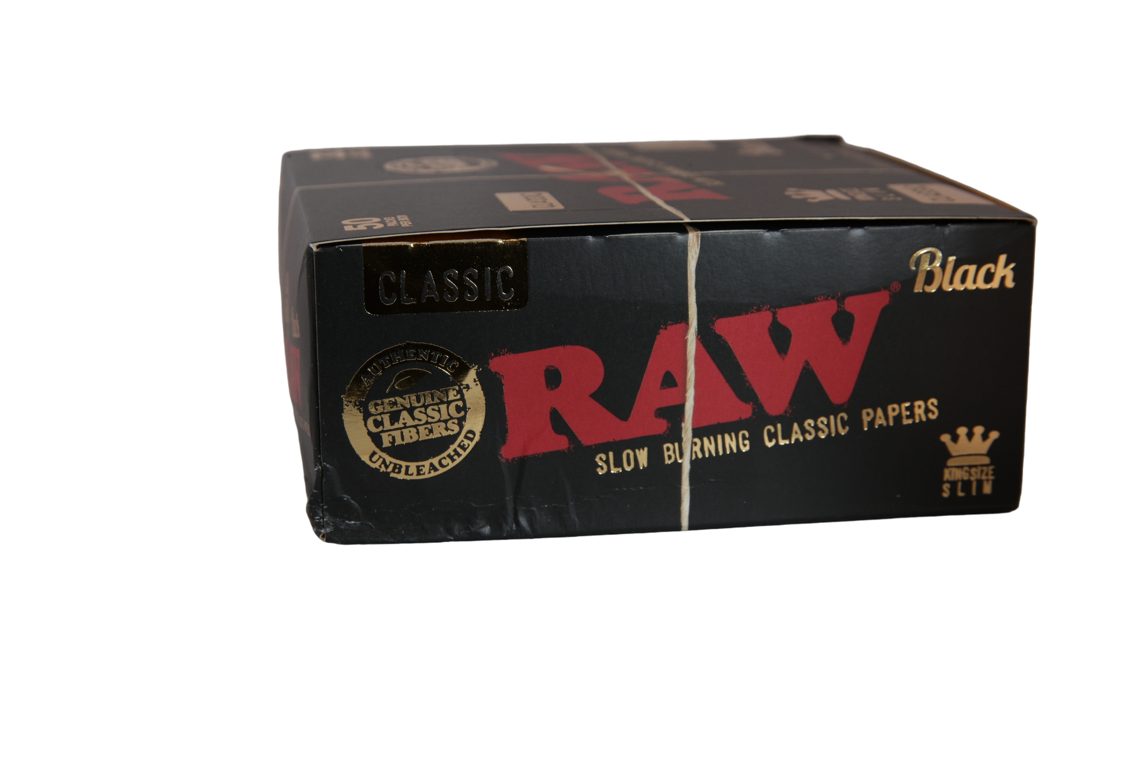 Raw Black Papers - King Size Slim / Box of 50
