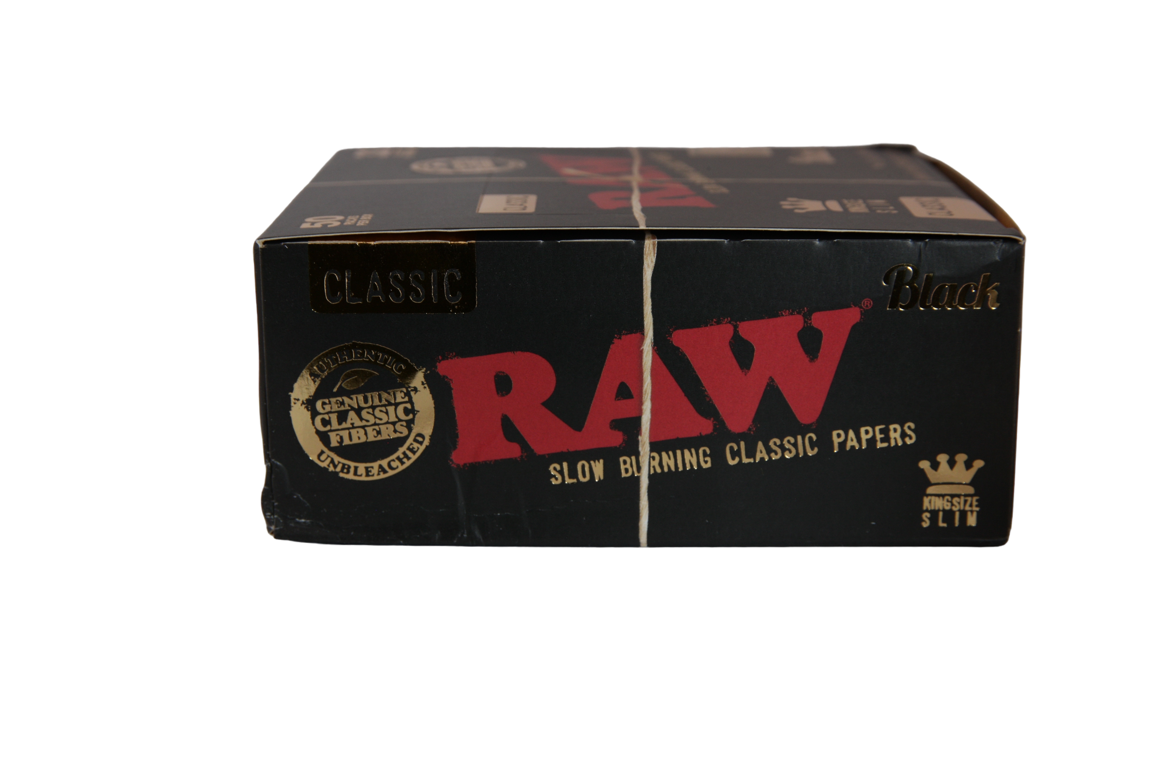 Raw Black Papers - King Size Slim / Box of 50