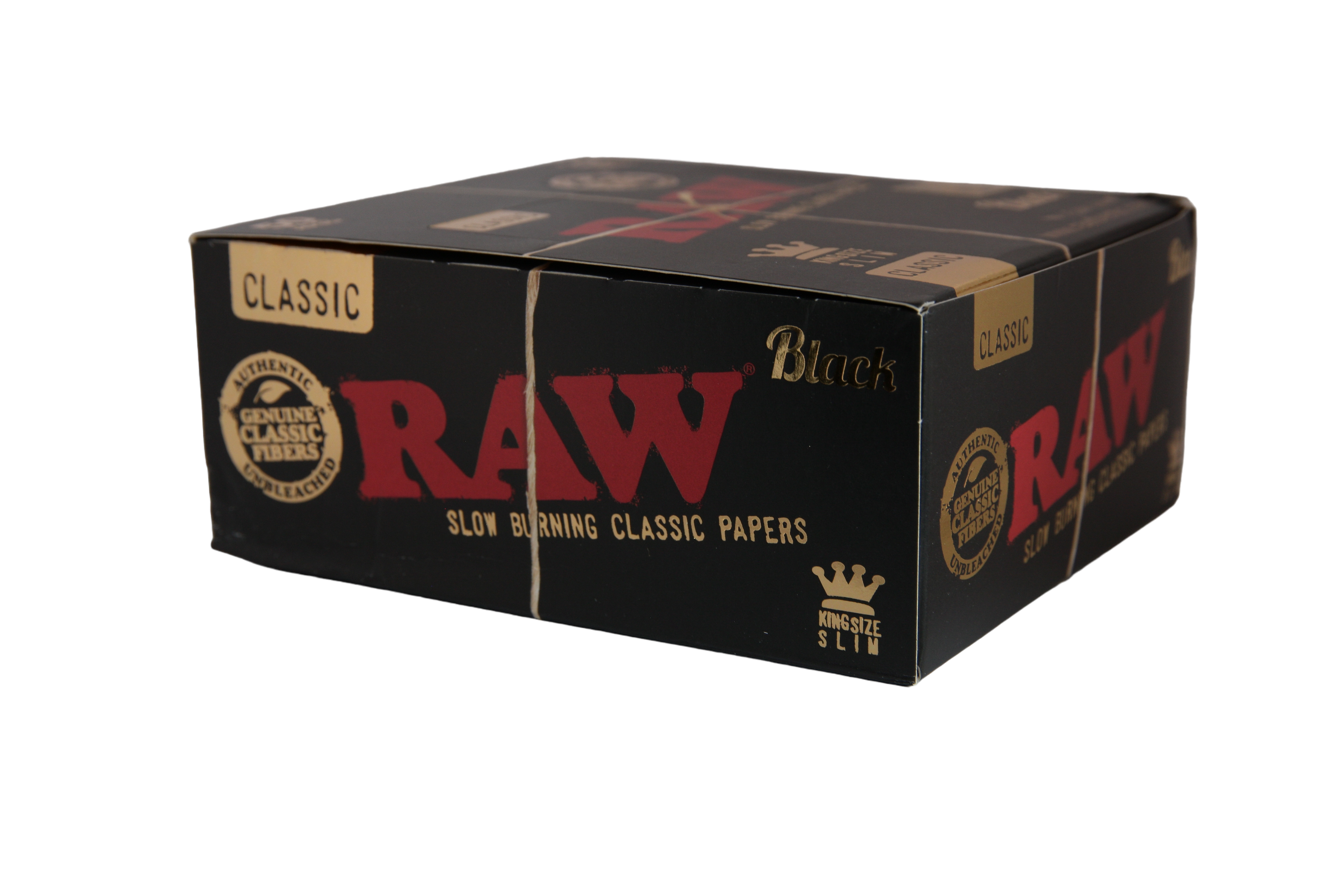 Raw Black Papers - King Size Slim / Box of 50