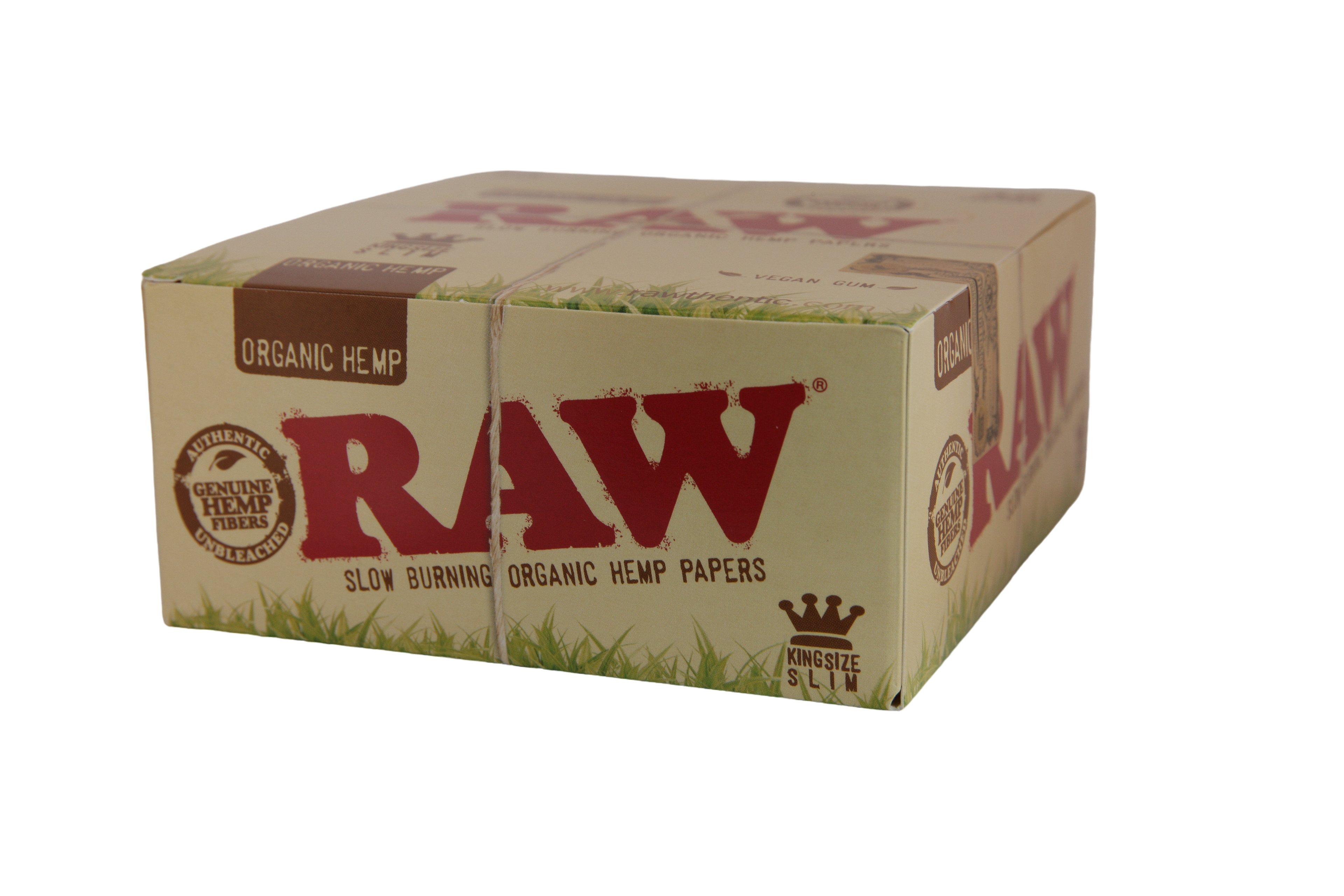 Raw Organic Hemp Papers - King Size Slim / Box of 50