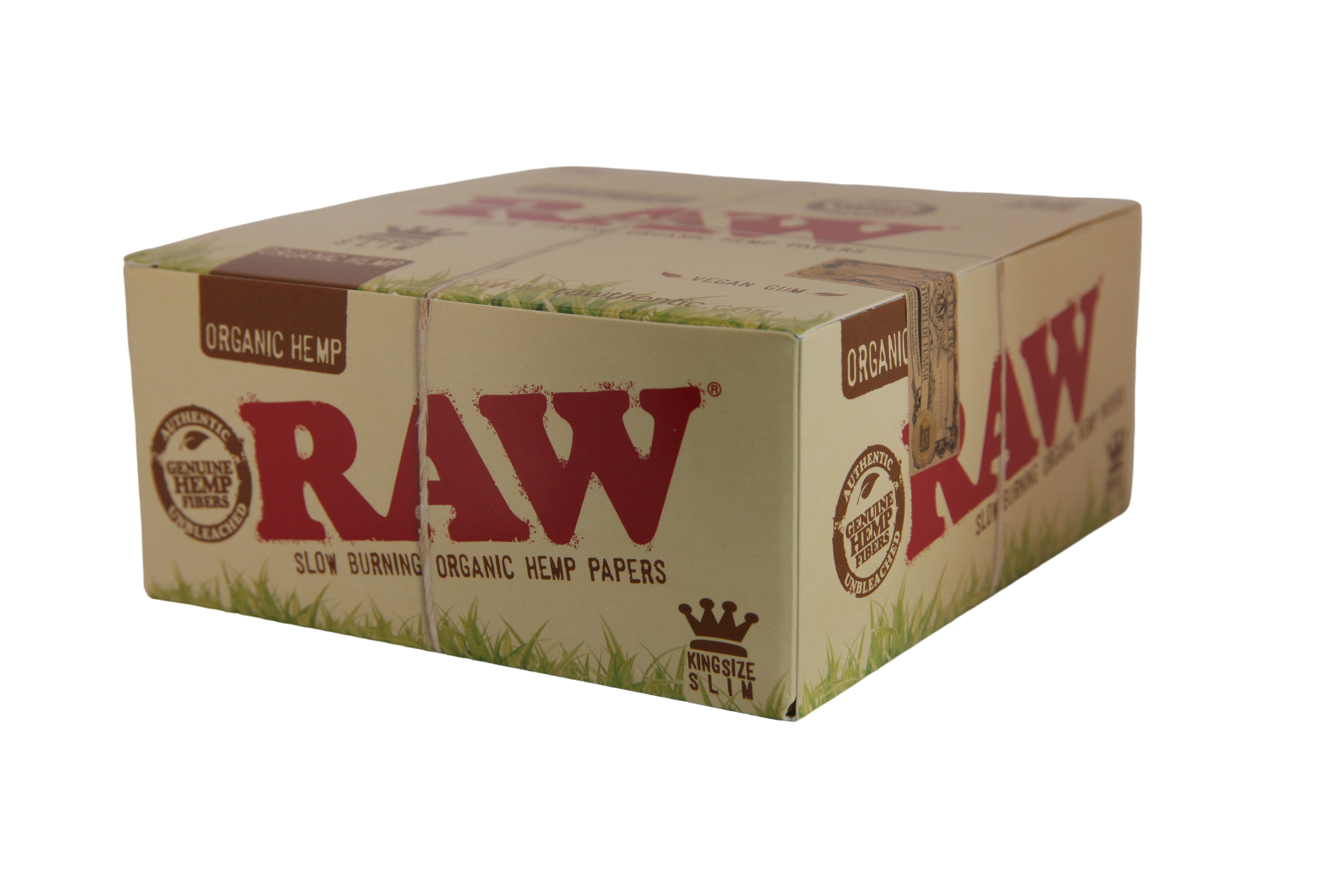 Raw Organic Hemp Papers - King Size Slim / Box of 50