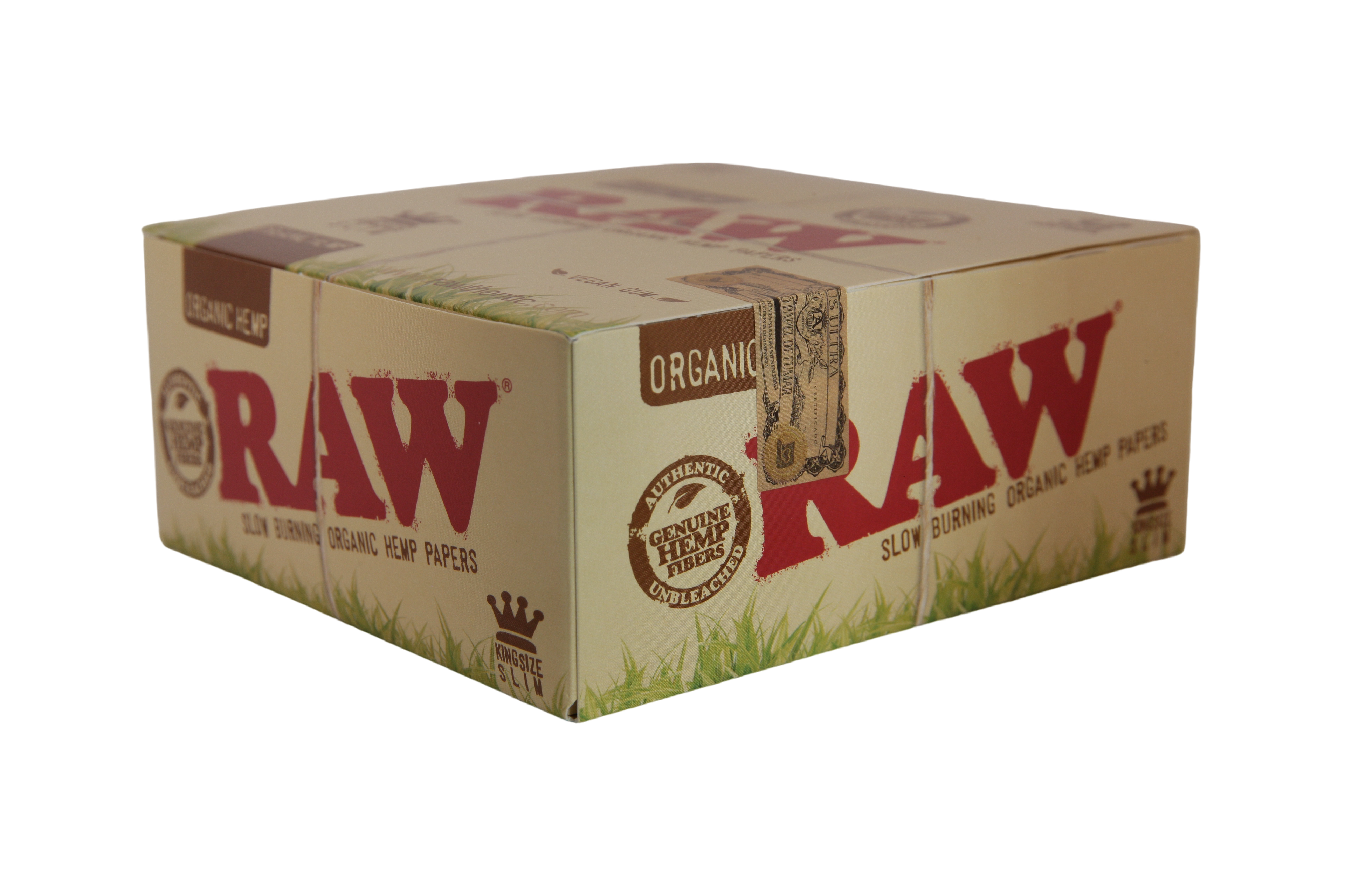 Raw Organic Hemp Papers - King Size Slim / Box of 50
