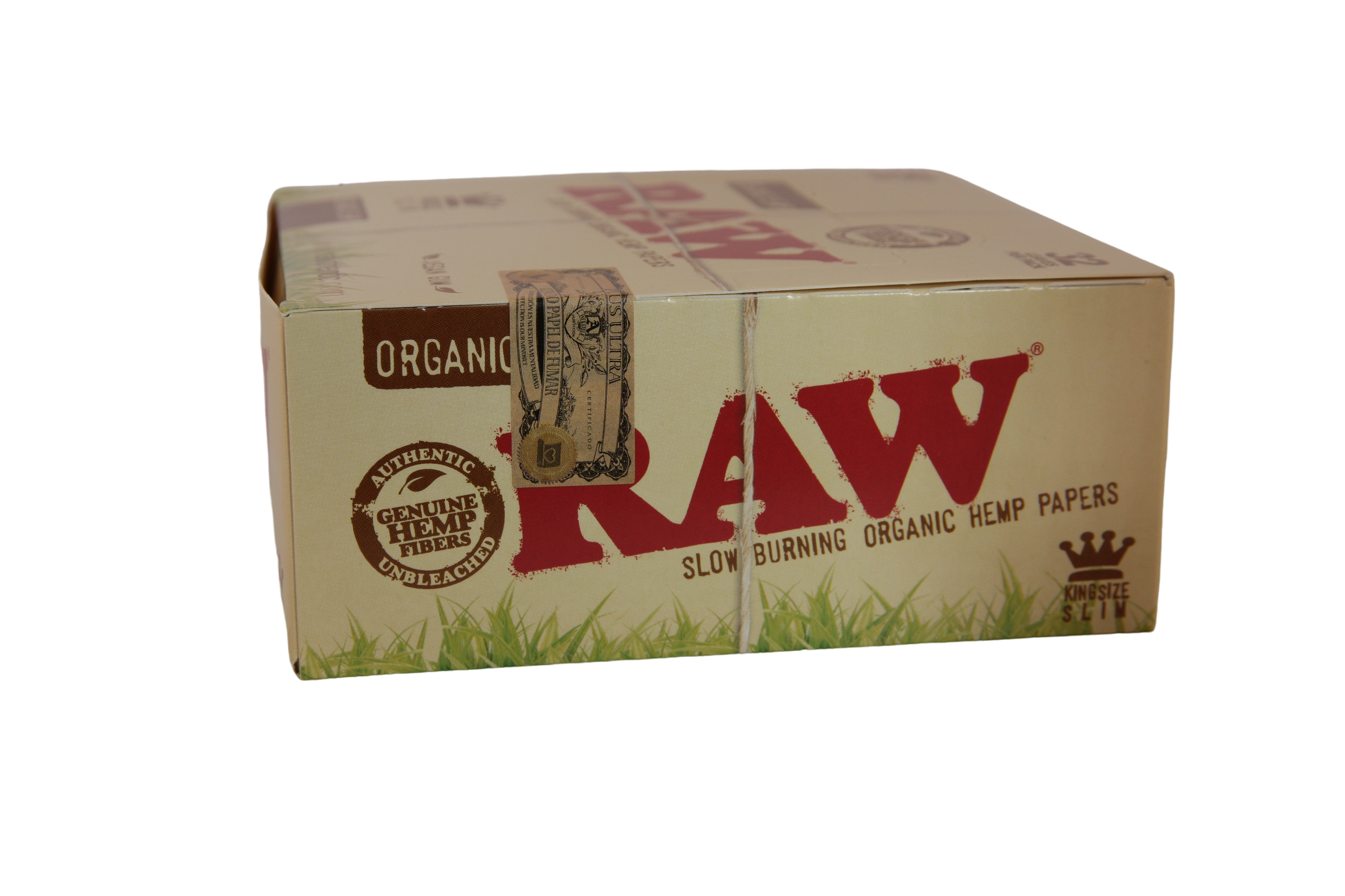 Raw Organic Hemp Papers - King Size Slim / Box of 50