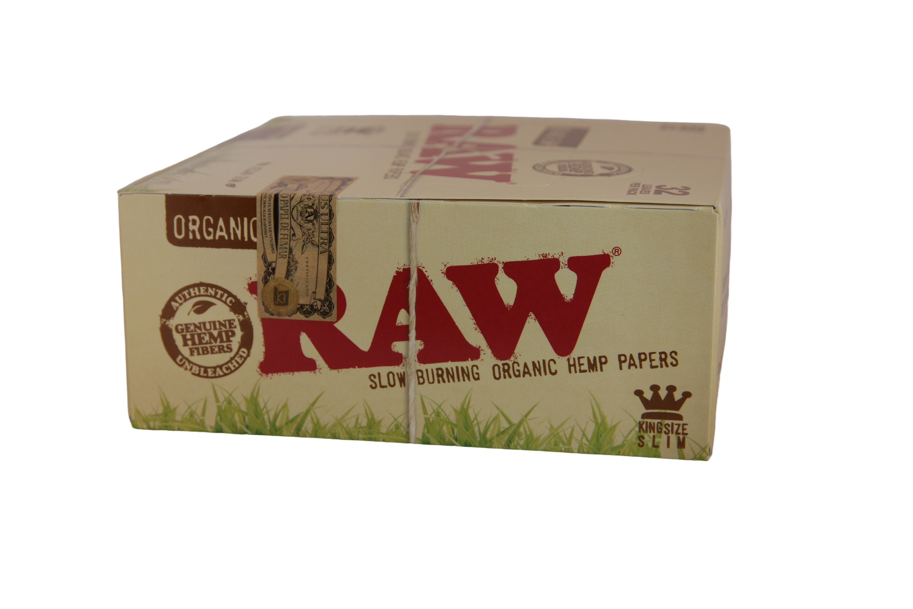 Raw Organic Hemp Papers - King Size Slim / Box of 50
