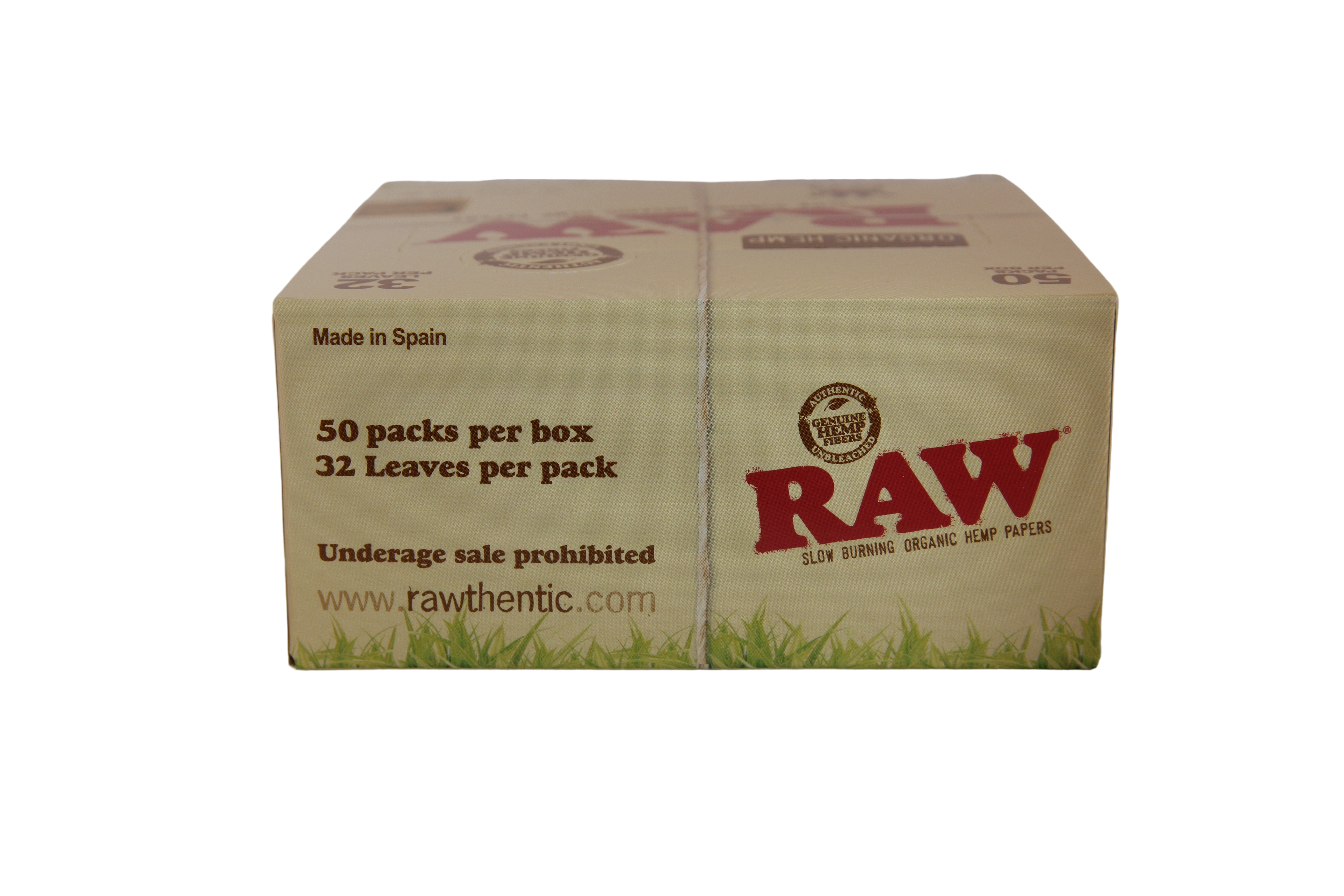 Raw Organic Hemp Papers - King Size Slim / Box of 50