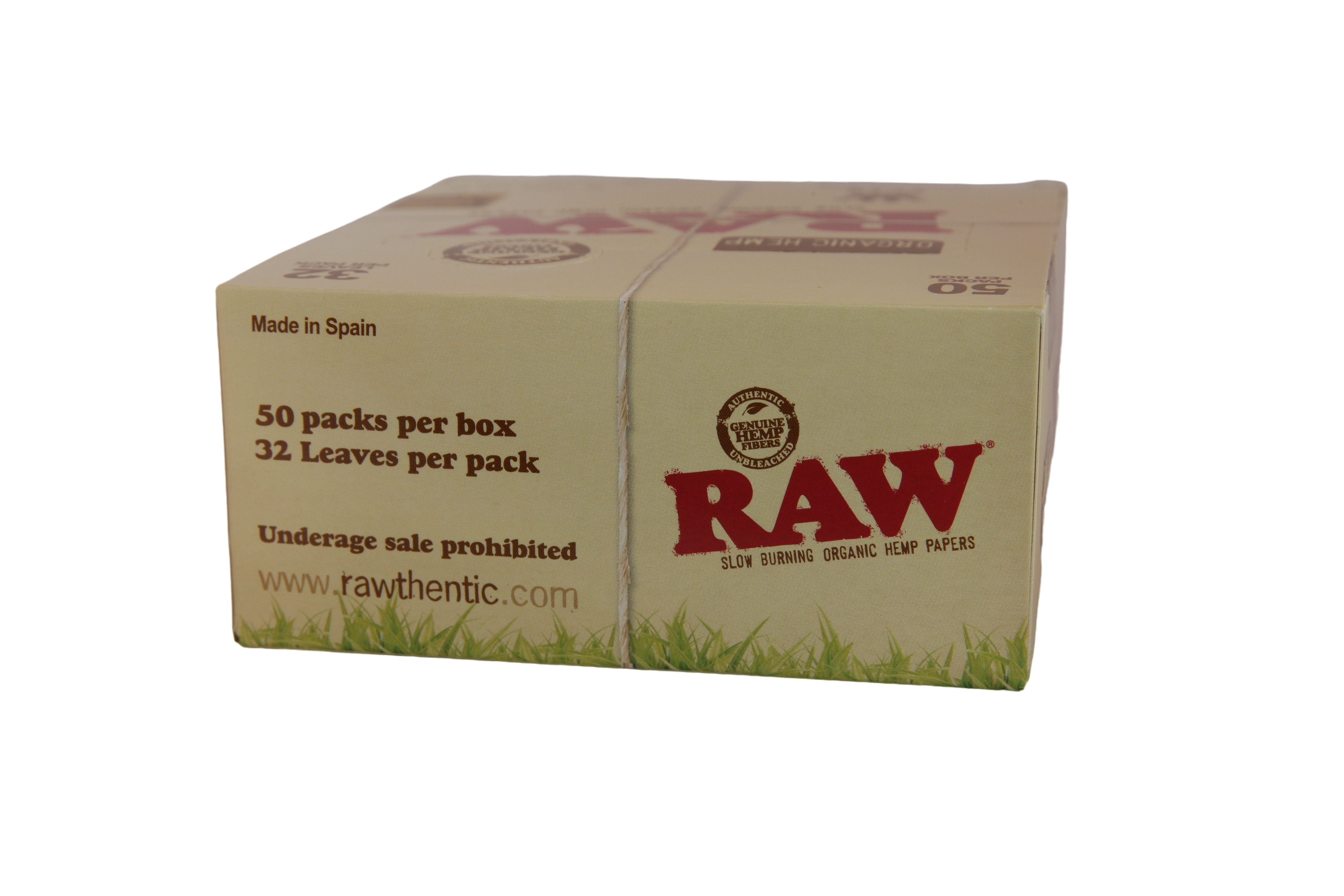 Raw Organic Hemp Papers - King Size Slim / Box of 50