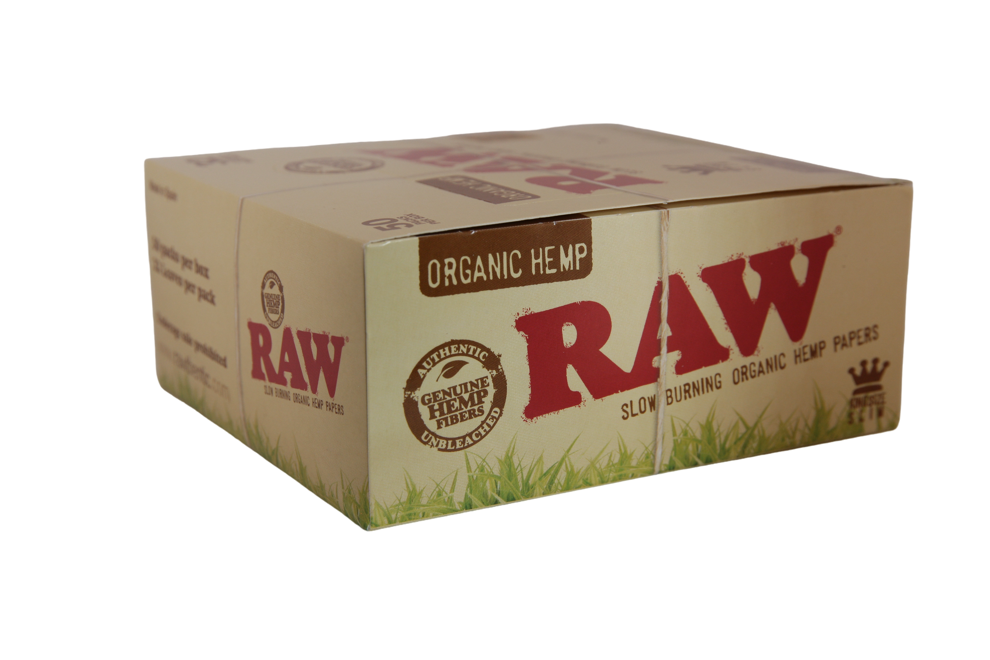 Raw Organic Hemp Papers - King Size Slim / Box of 50