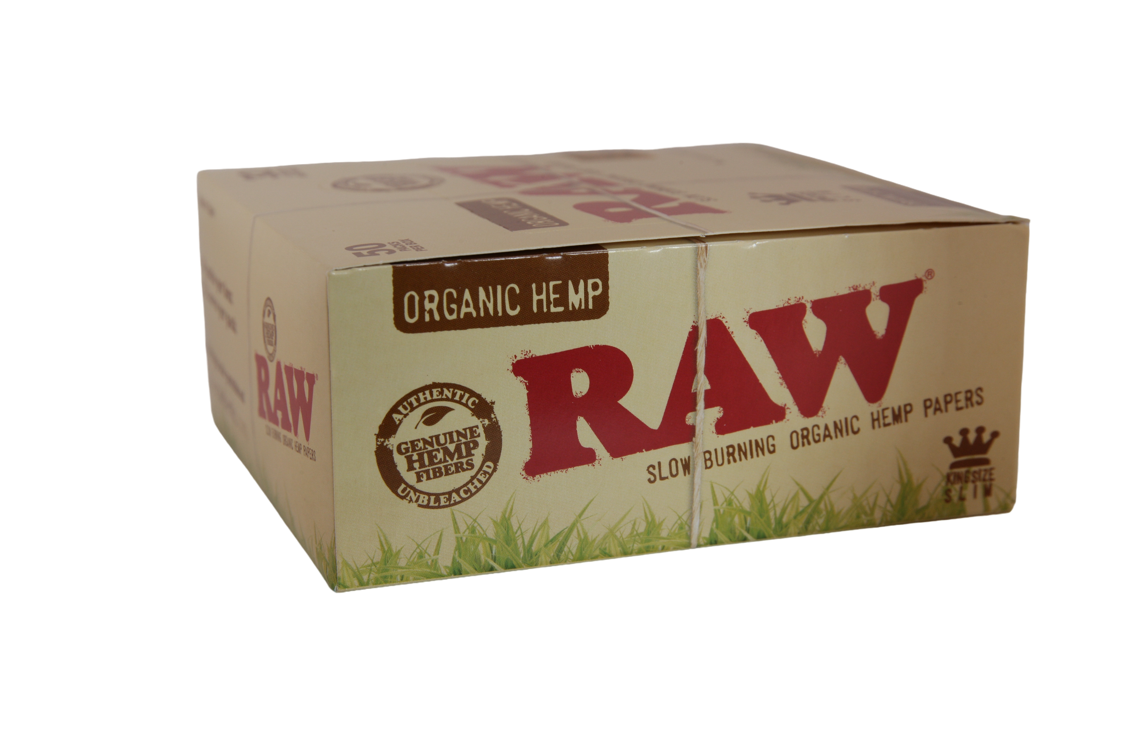 Raw Organic Hemp Papers - King Size Slim / Box of 50