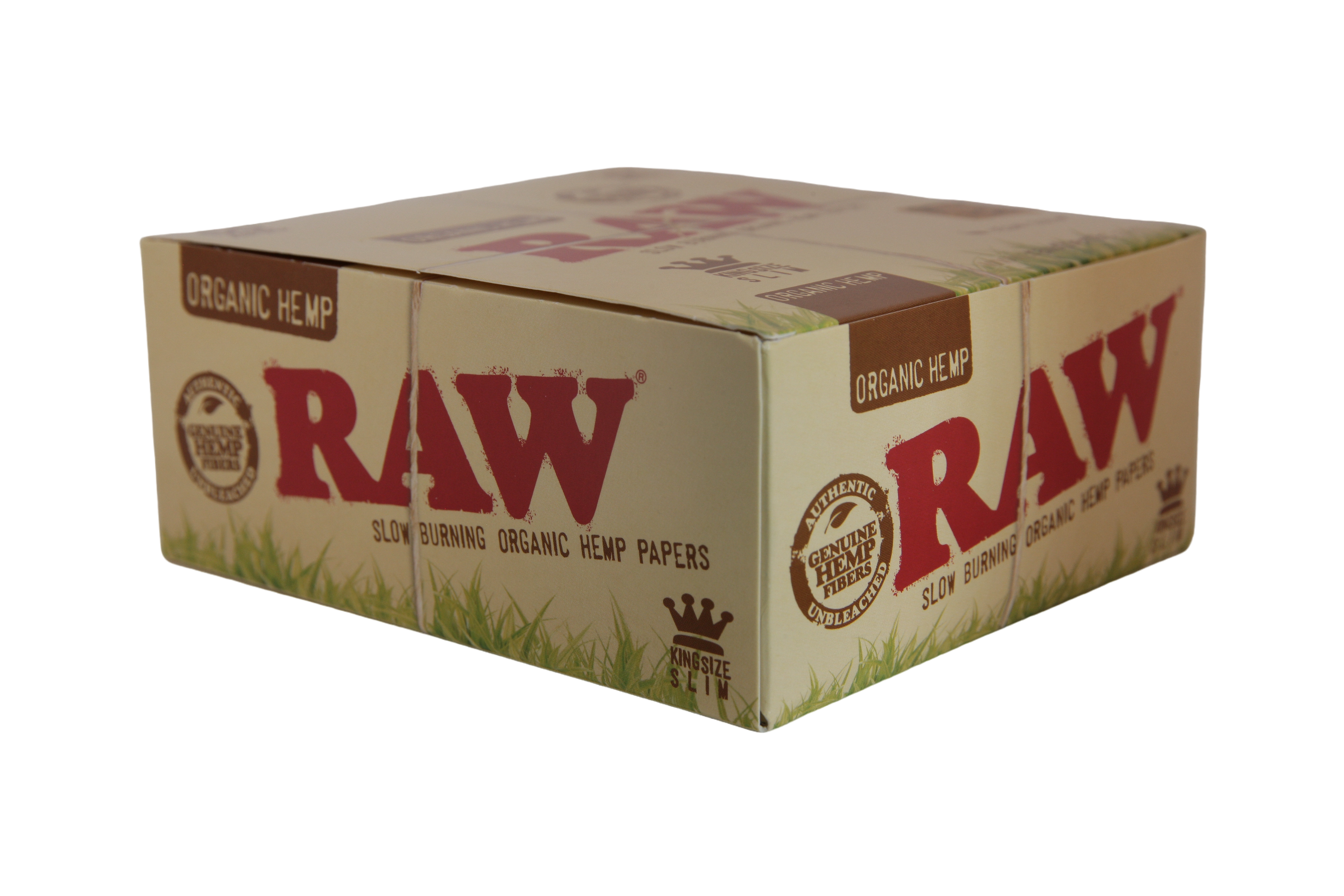 Raw Organic Hemp Papers - King Size Slim / Box of 50