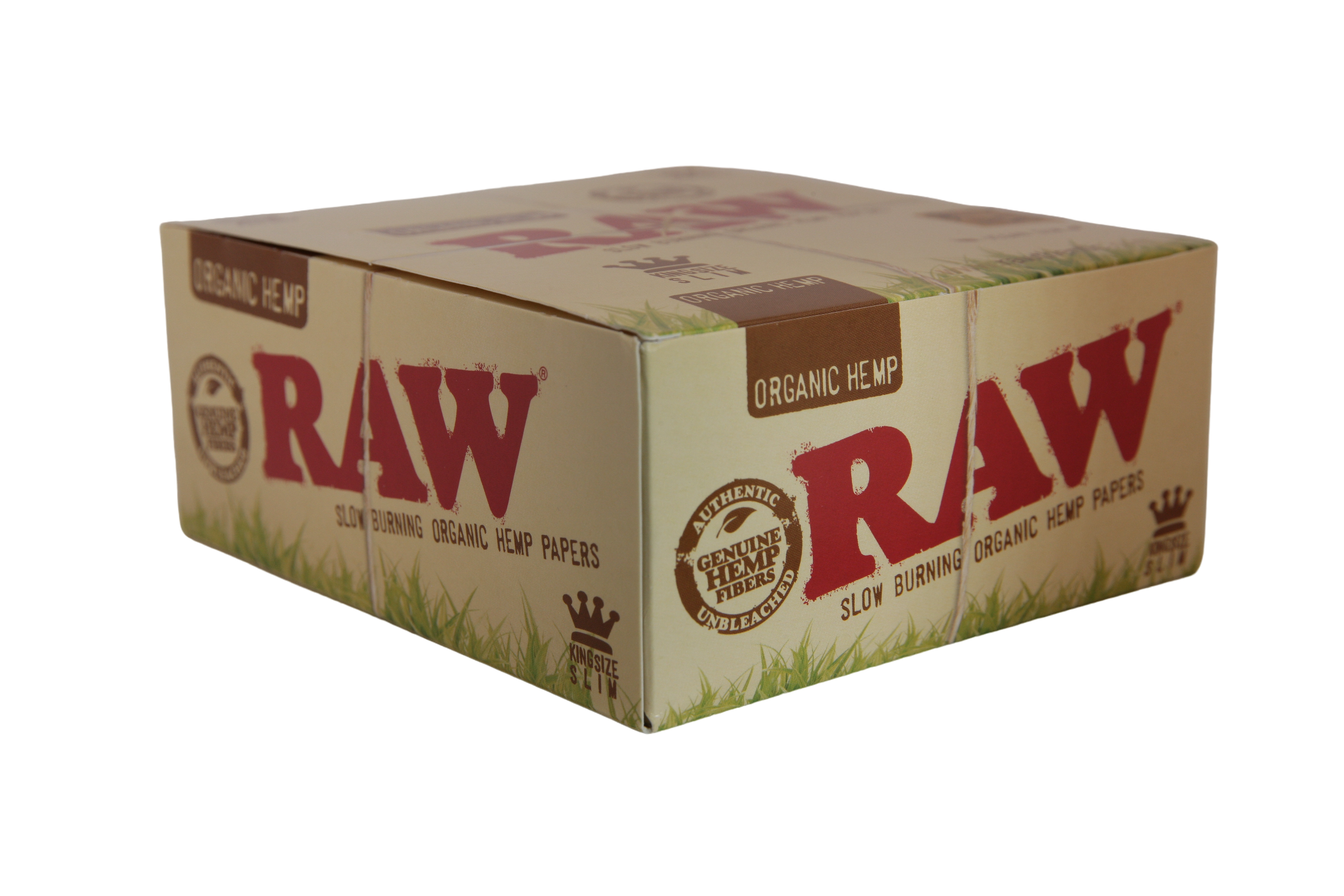 Raw Organic Hemp Papers - King Size Slim / Box of 50