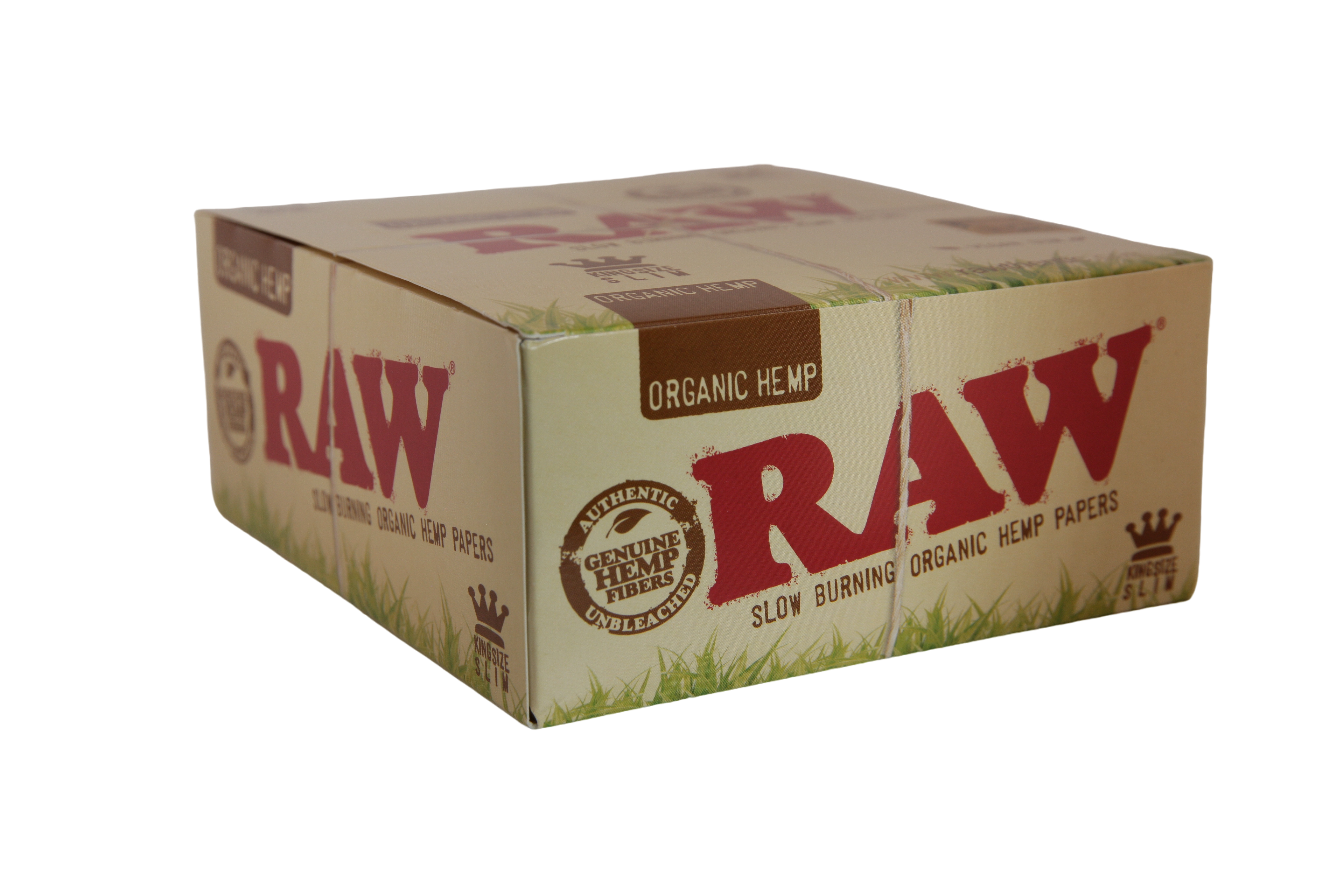 Raw Organic Hemp Papers - King Size Slim / Box of 50