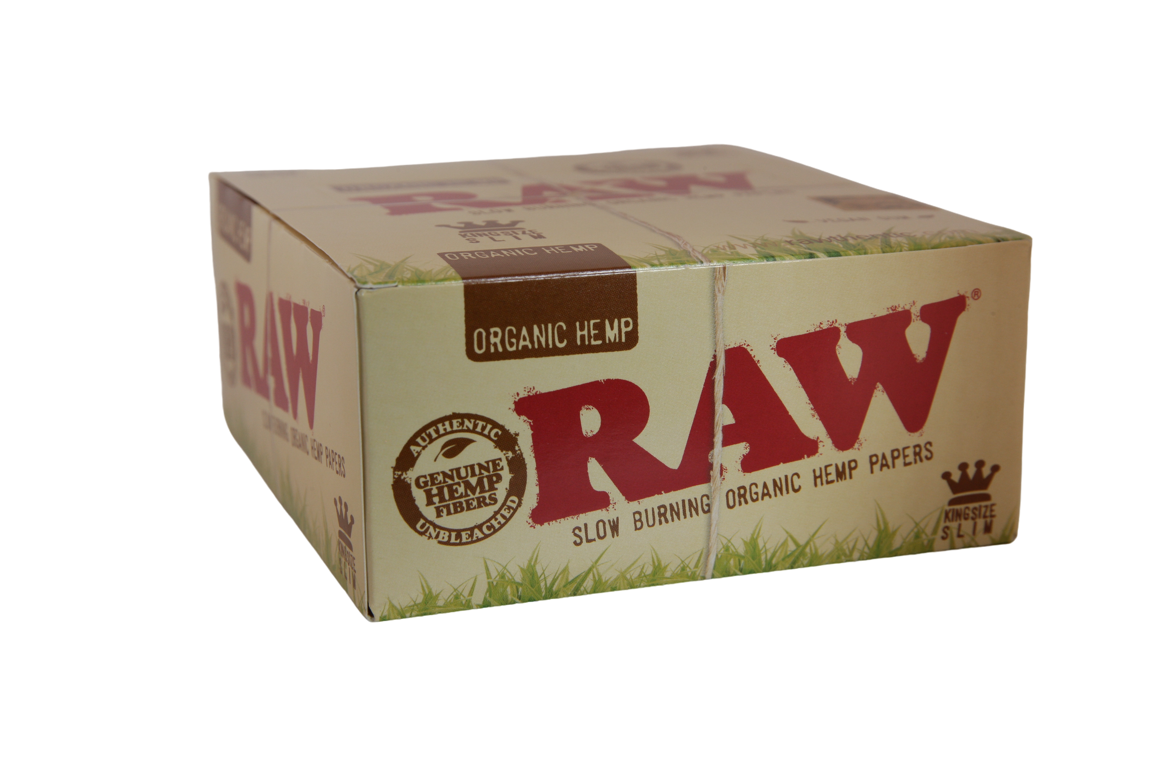 Raw Organic Hemp Papers - King Size Slim / Box of 50