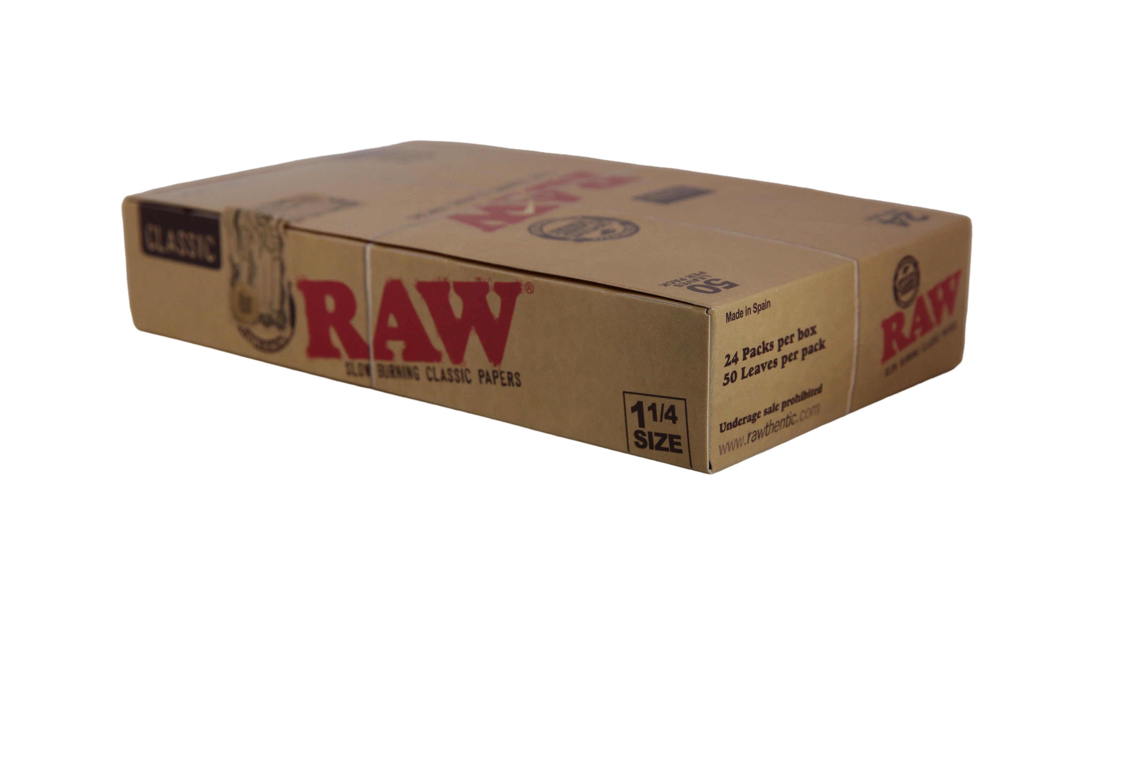 Raw Classic Papers - 1 1/4 / Box of 24