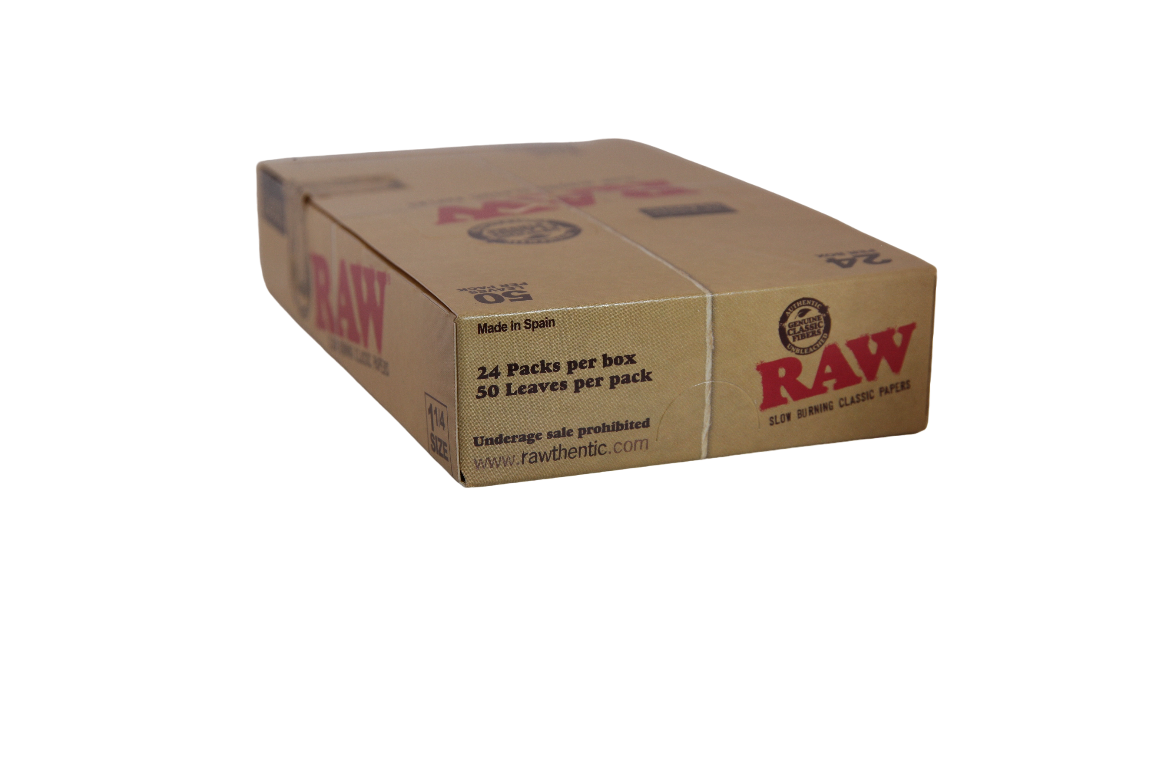 Raw Classic Papers - 1 1/4 / Box of 24