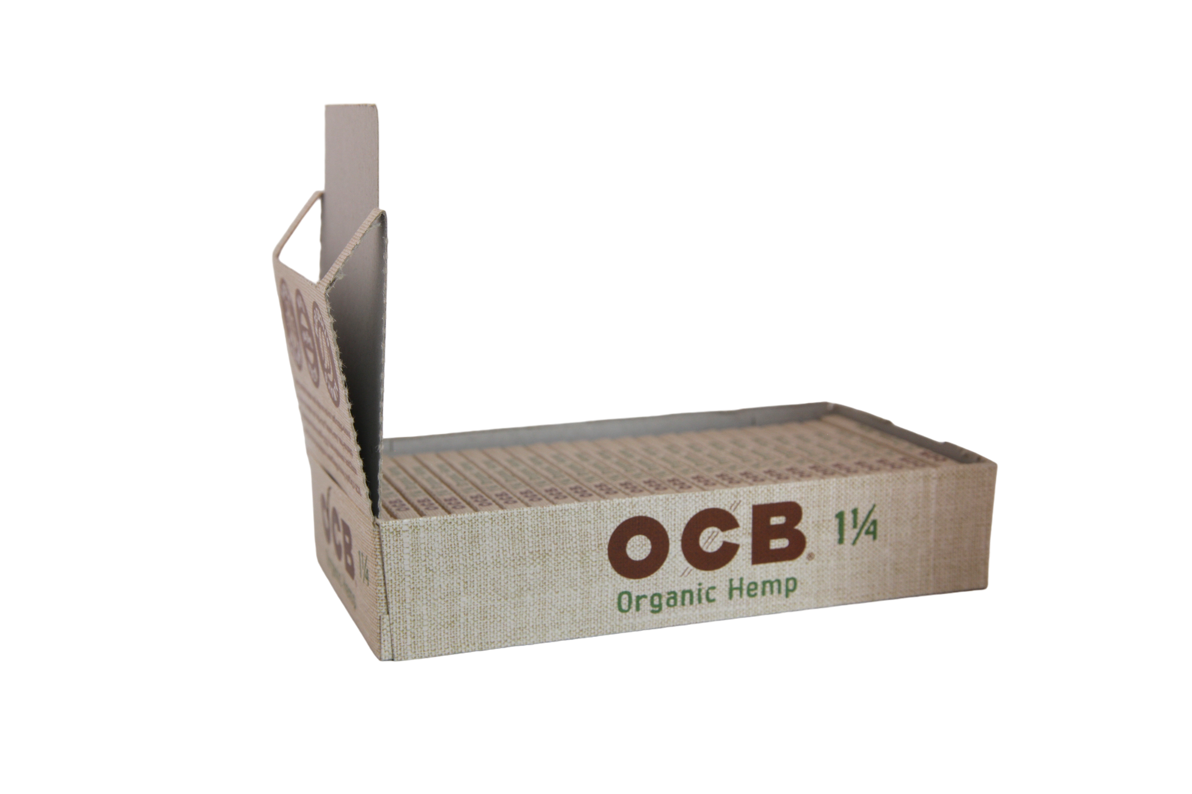 OCB Organic Hemp Papers - 1 1/4 / Box of 24