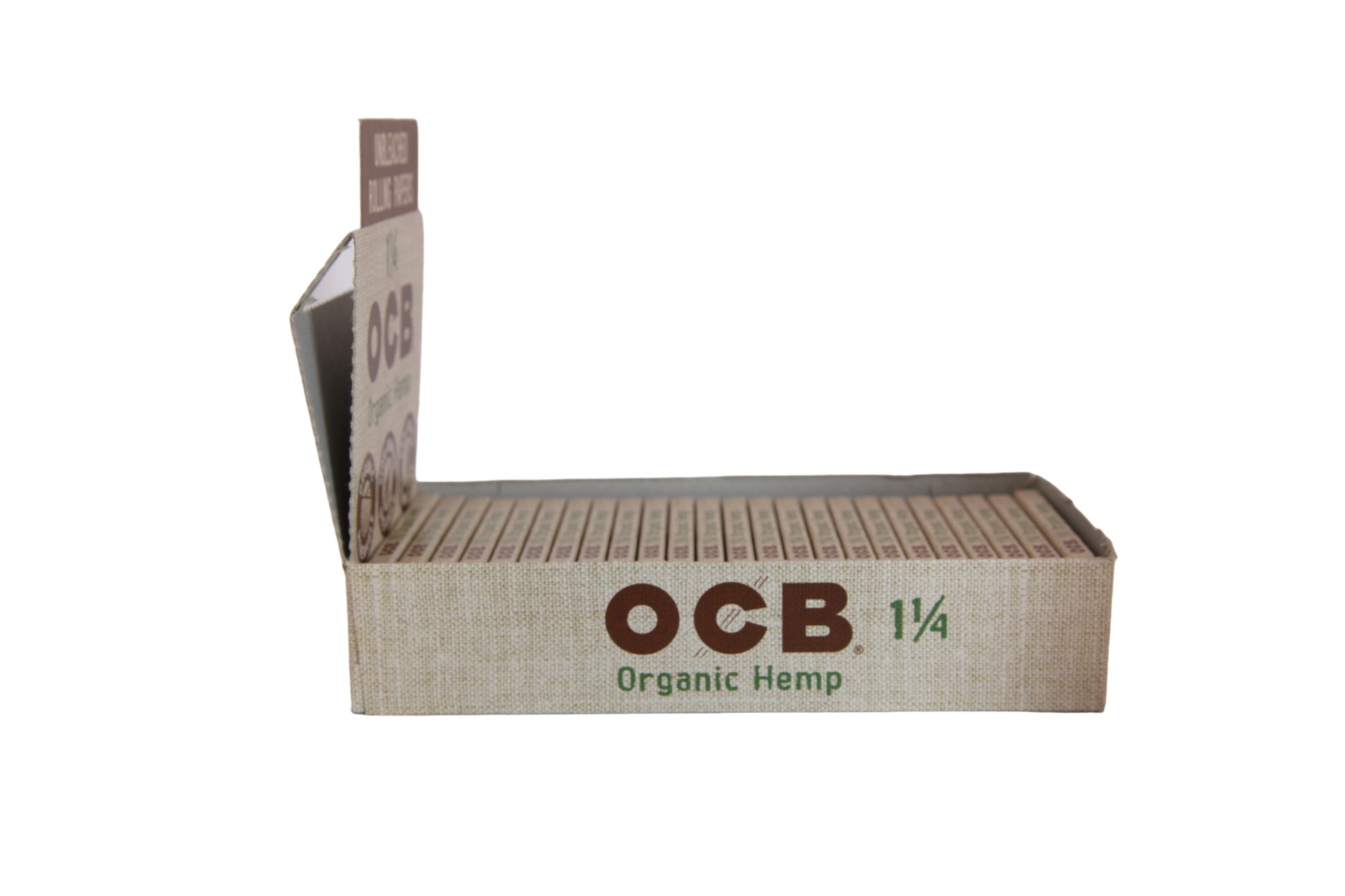 OCB Organic Hemp Papers - 1 1/4 / Box of 24