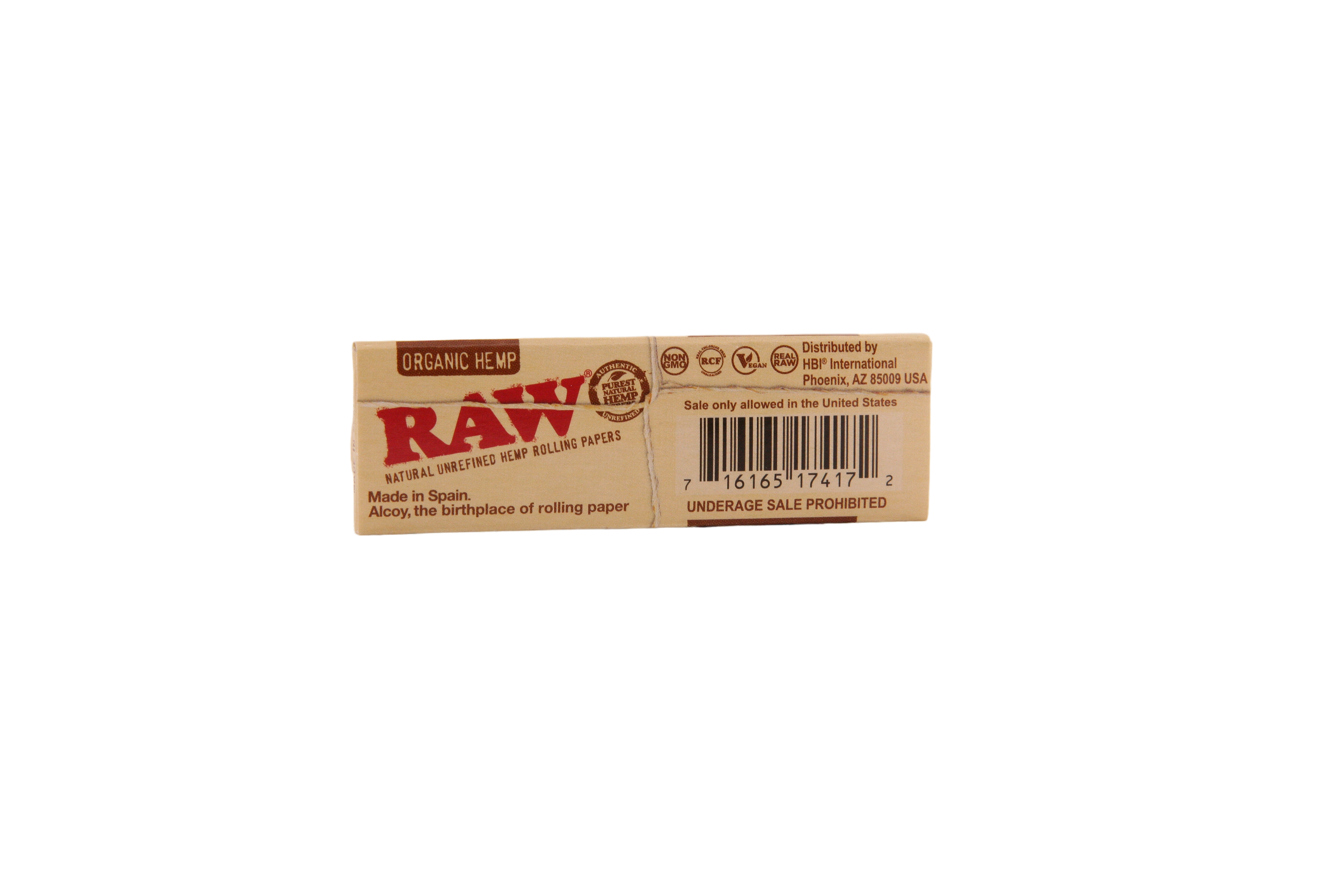 Raw Organic Hemp Papers - 1 1/4