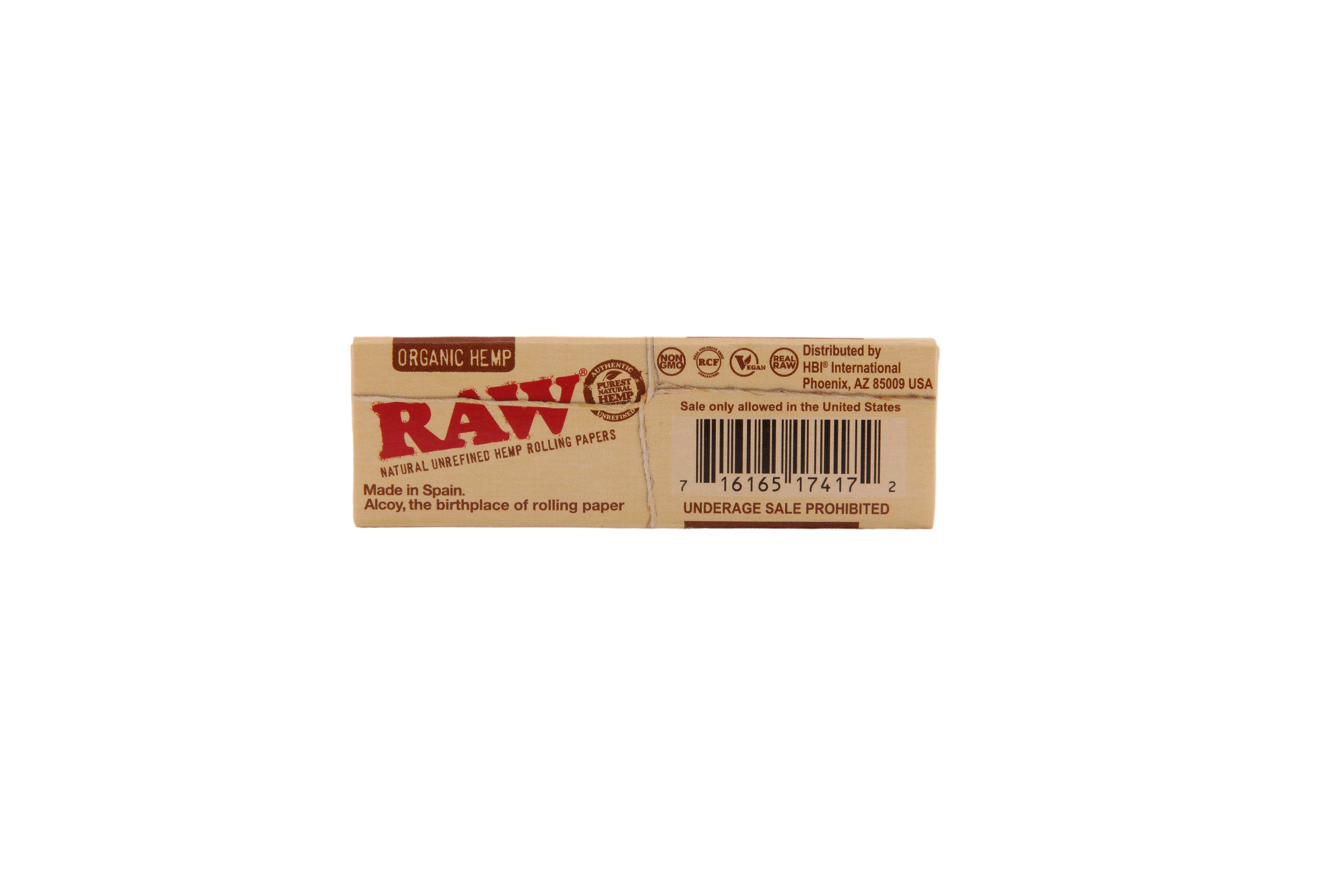 Raw Organic Hemp Papers - 1 1/4