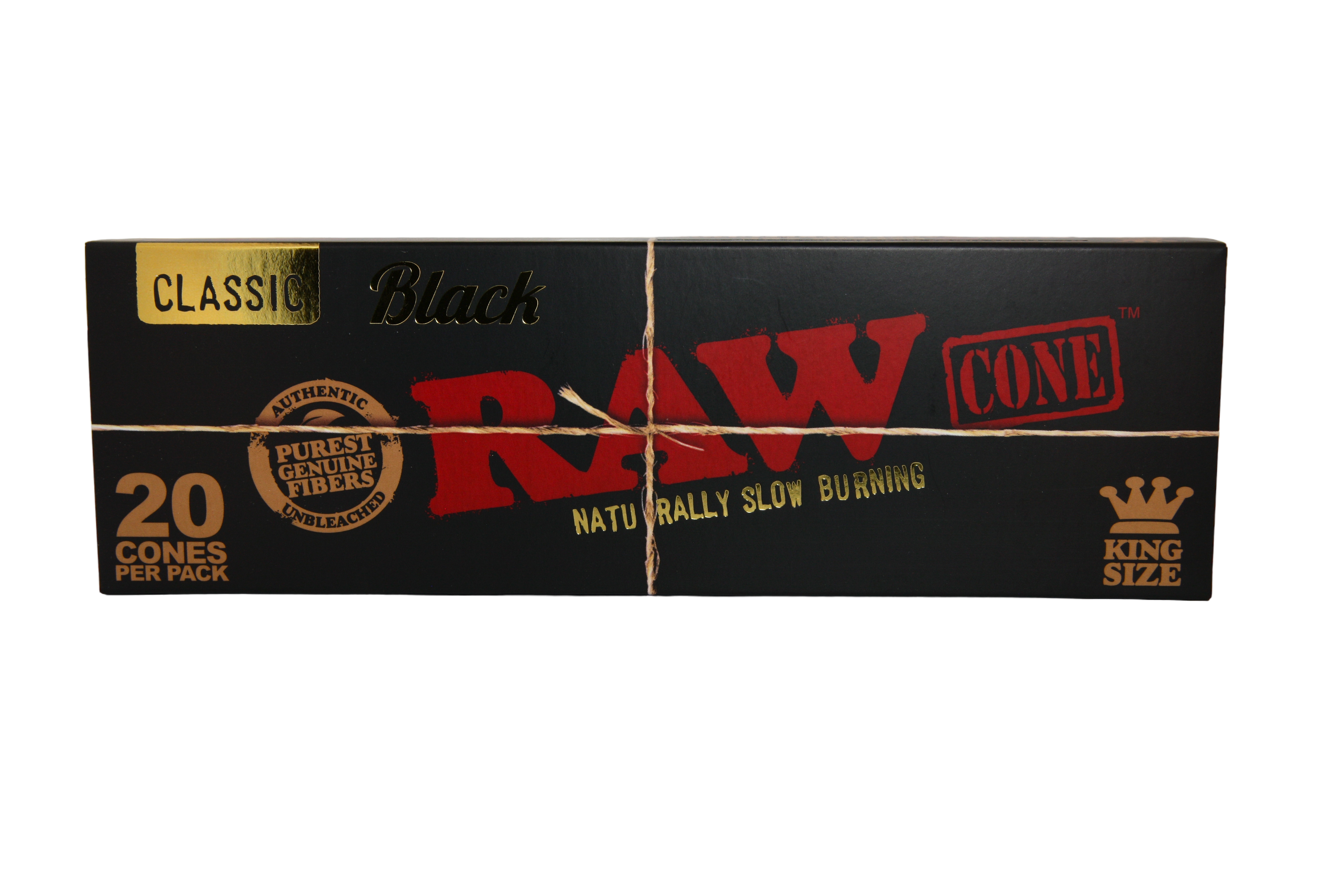 RAW Black Cones - King Size / 20 Pack