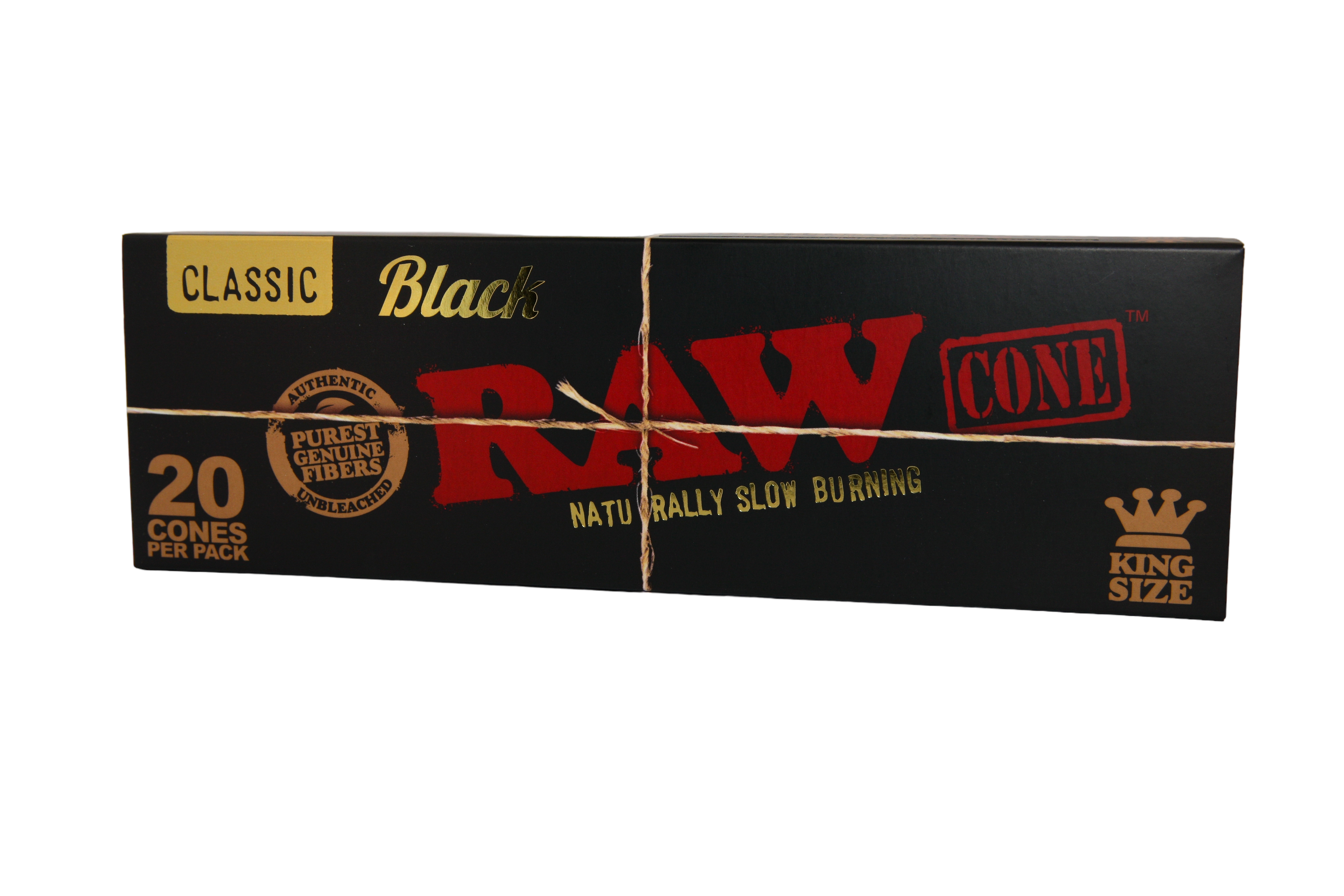 RAW Black Cones - King Size / 20 Pack