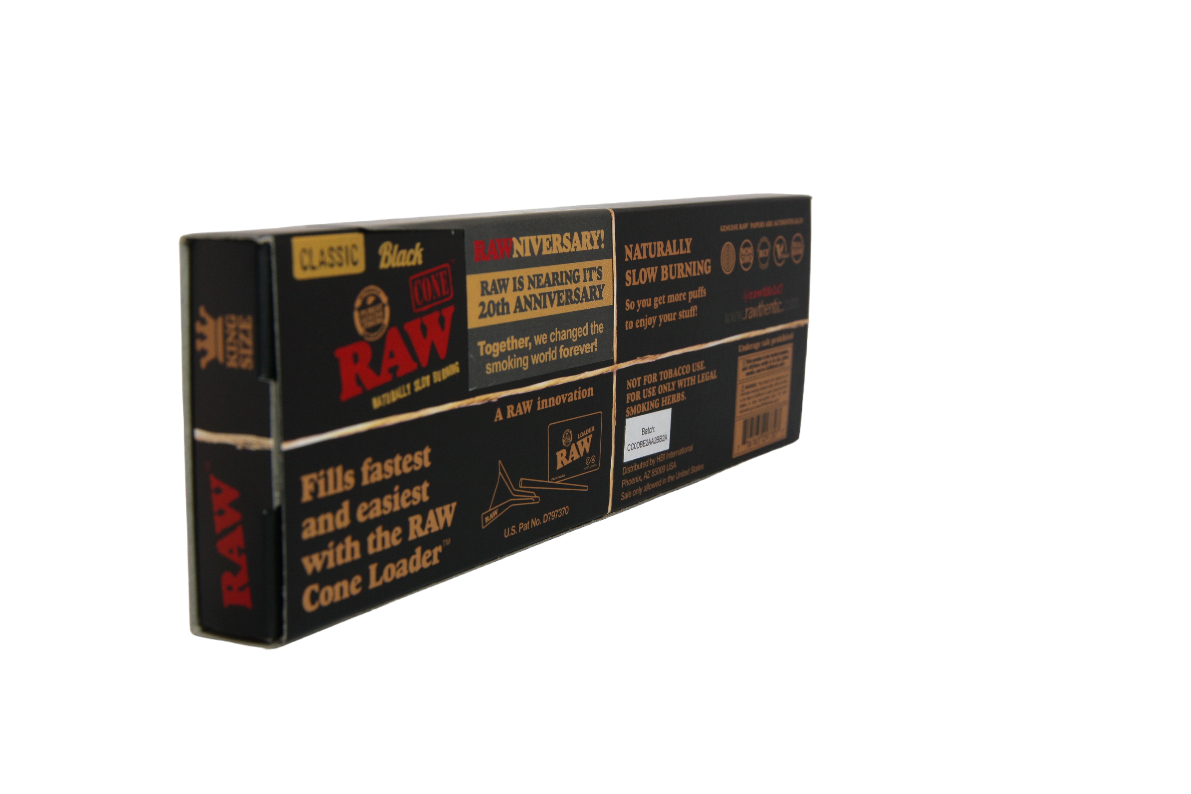 RAW Black Cones - King Size / 20 Pack