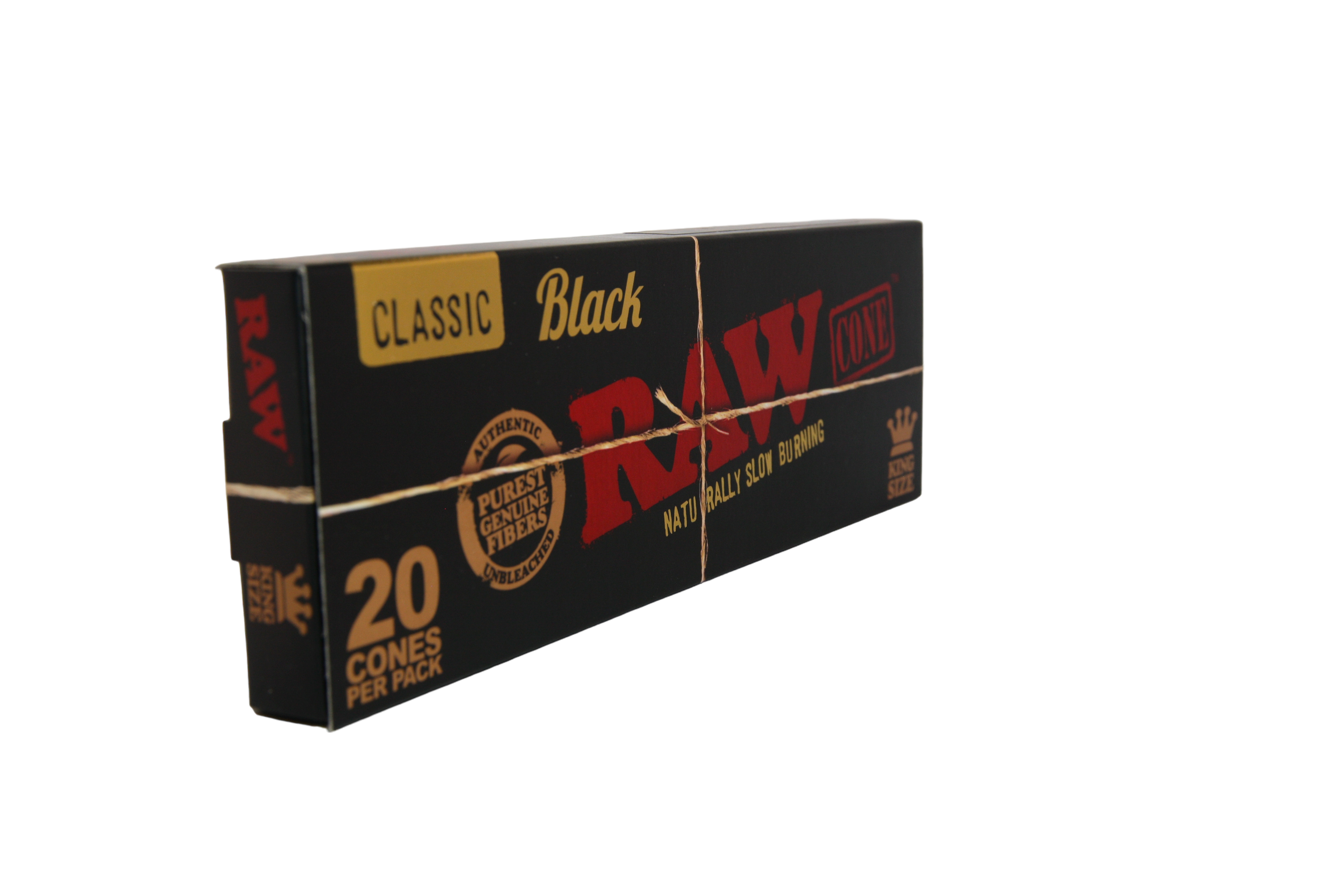 RAW Black Cones - King Size / 20 Pack
