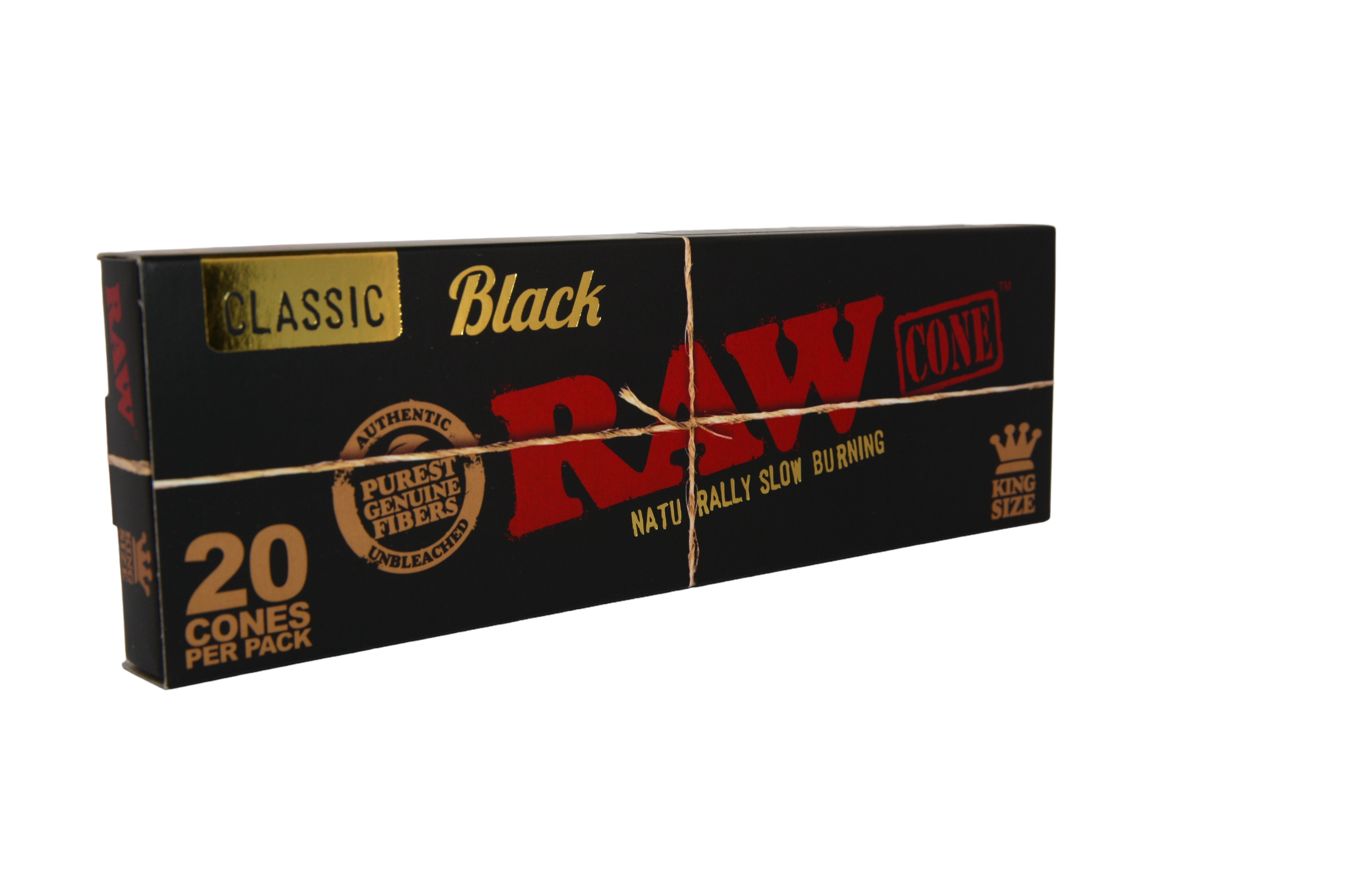 RAW Black Cones - King Size / 20 Pack